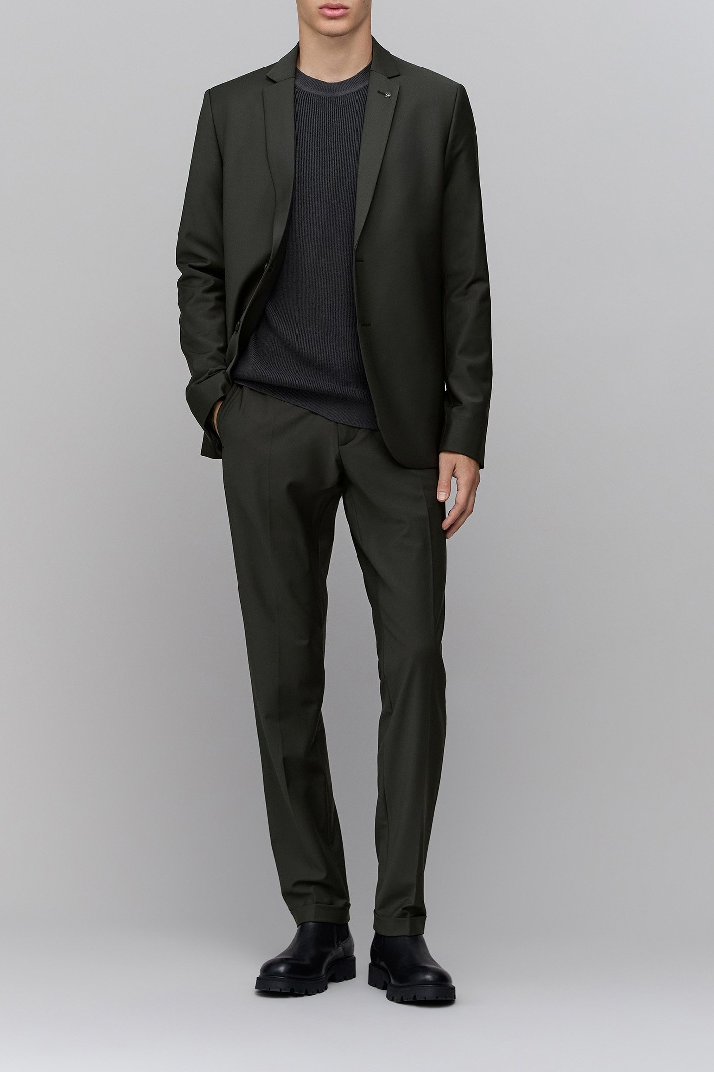 ULTRA MOBILITY KHAKI SUIT JACKET 3