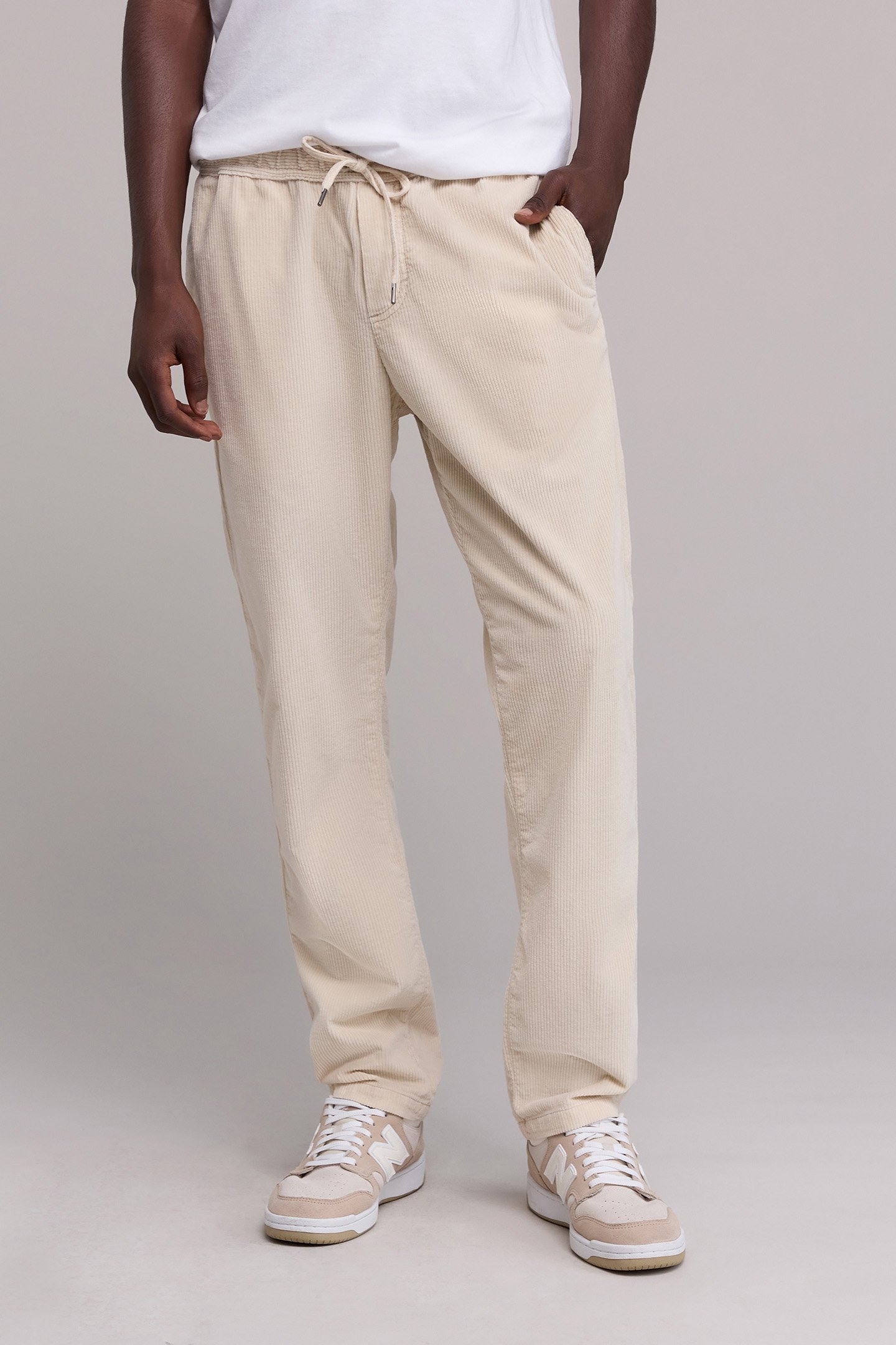 COMFORT BEIGE CORDUROY PANT 1