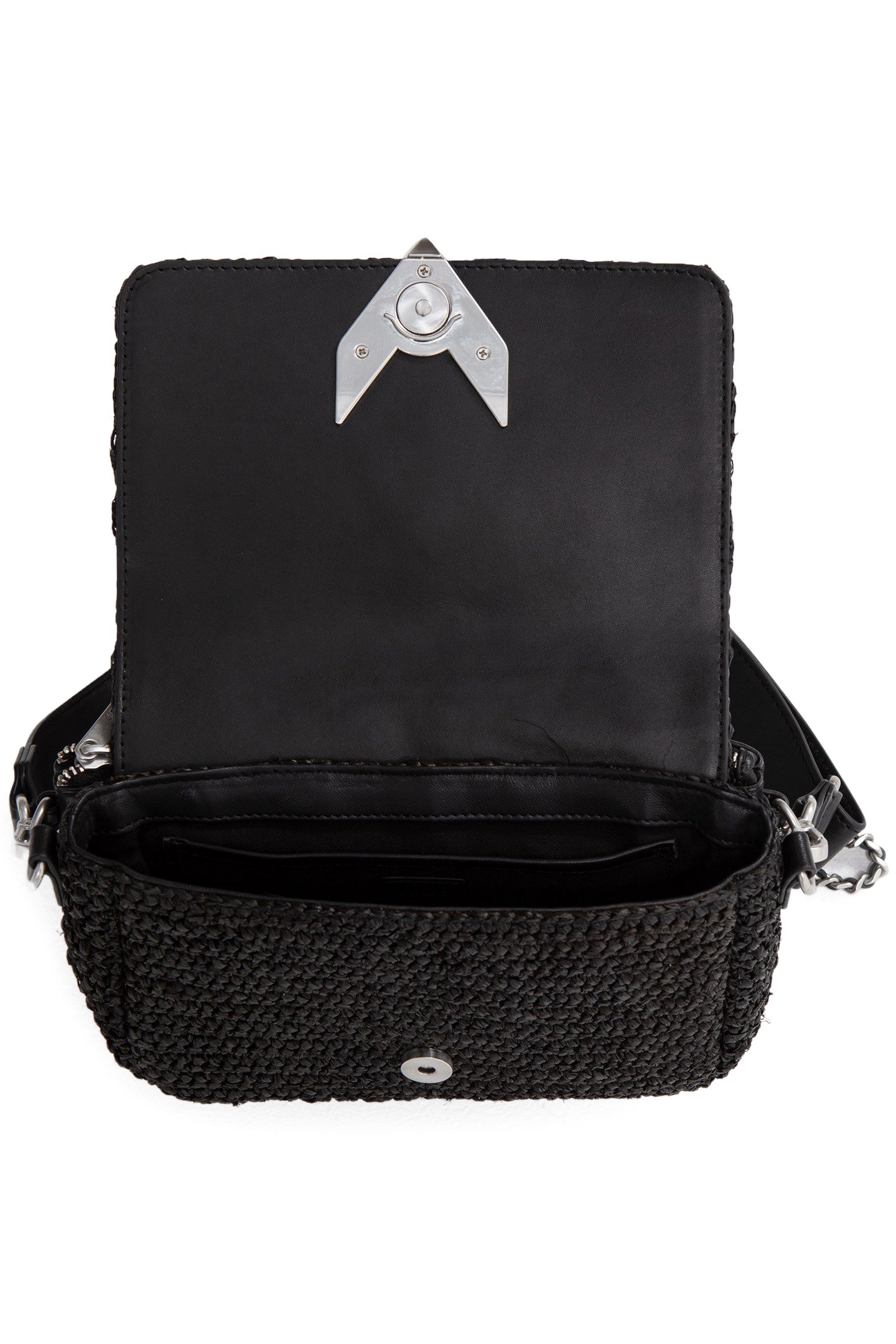 THE 111 BAMBOO BEACH BLACK MIX RAFFIA AND SUEDE FOR WOMEN 4