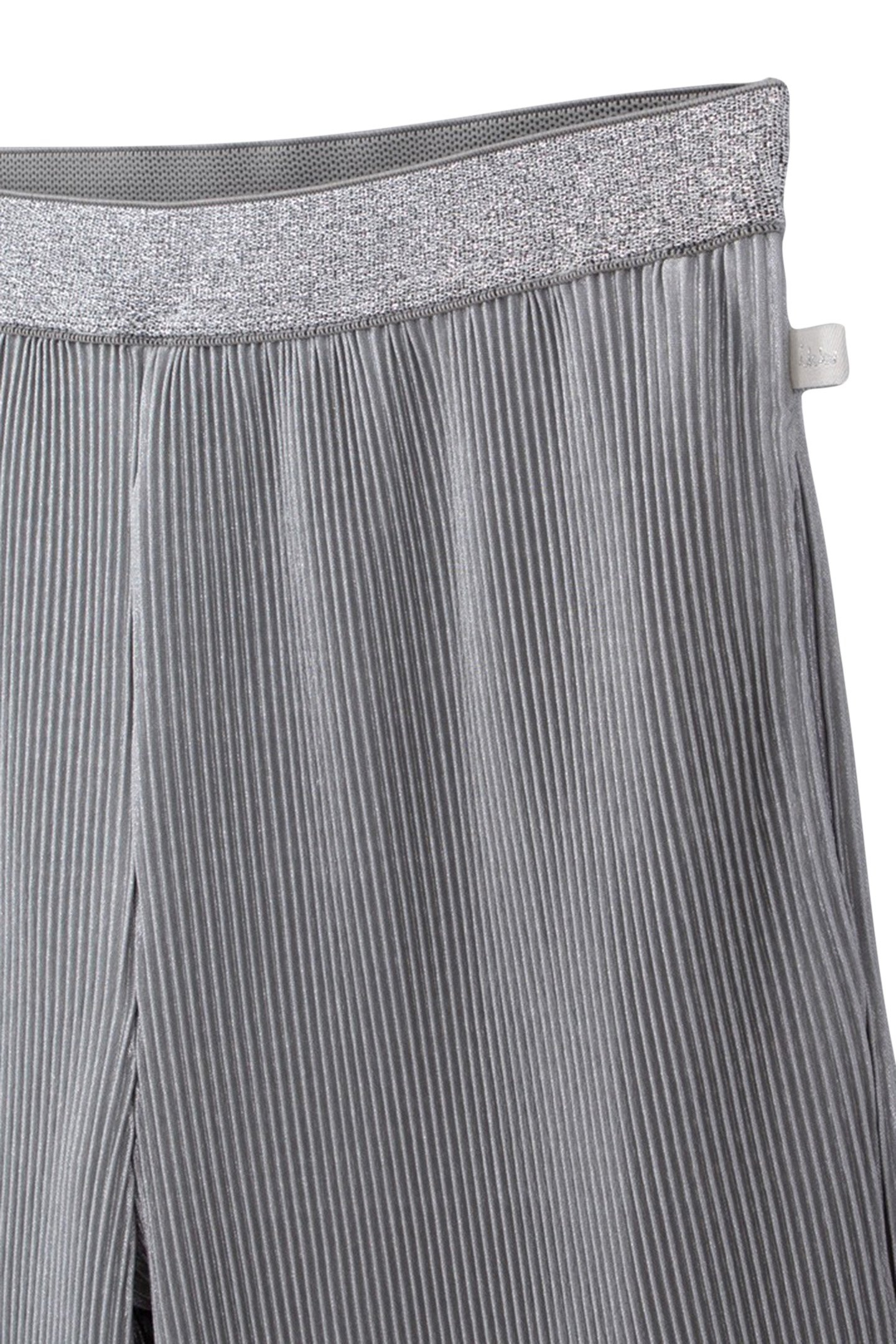 GIRLS’ SILVERY PLEATED WIDE-LEG TROUSERS 3