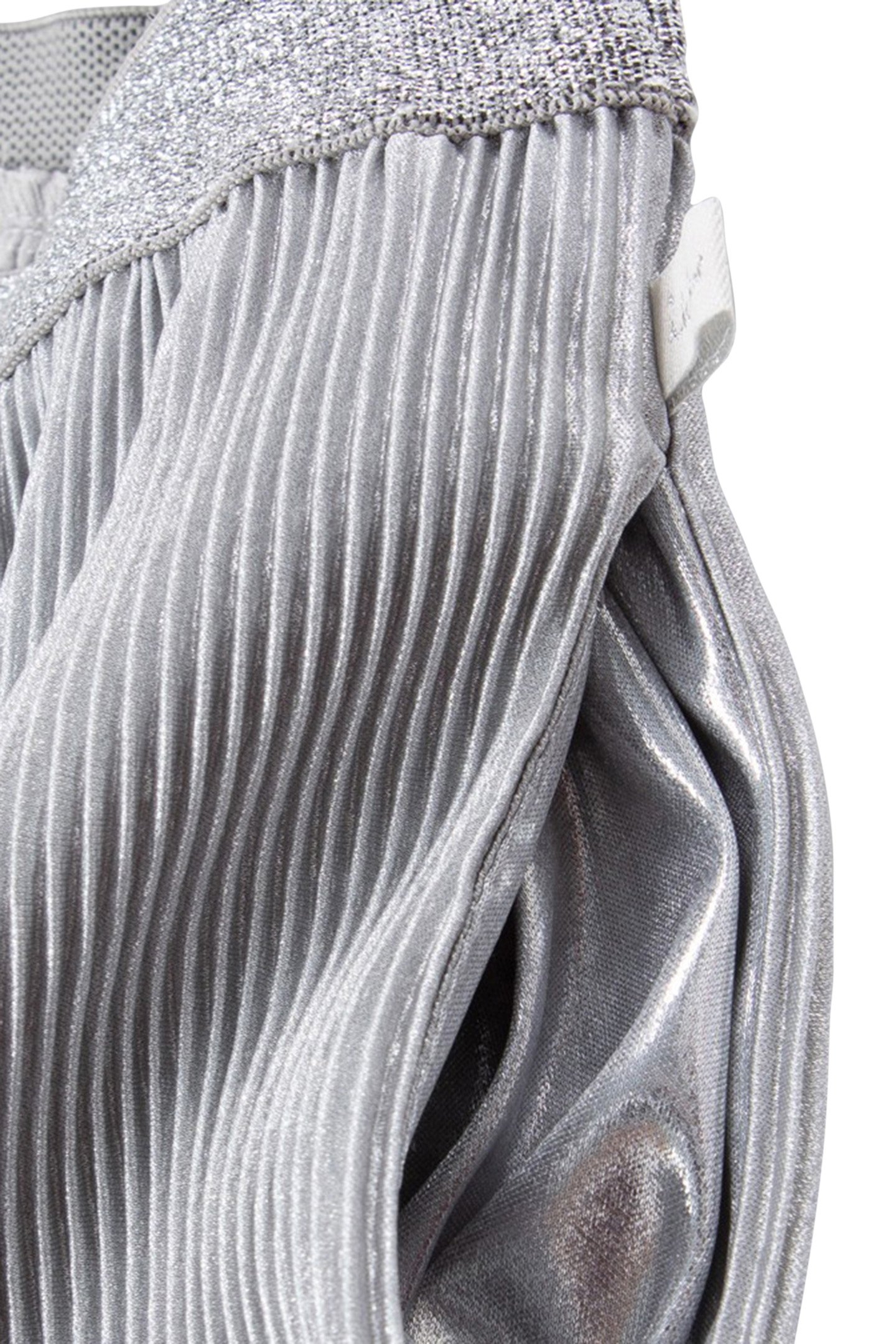 GIRLS’ SILVERY PLEATED WIDE-LEG TROUSERS 6