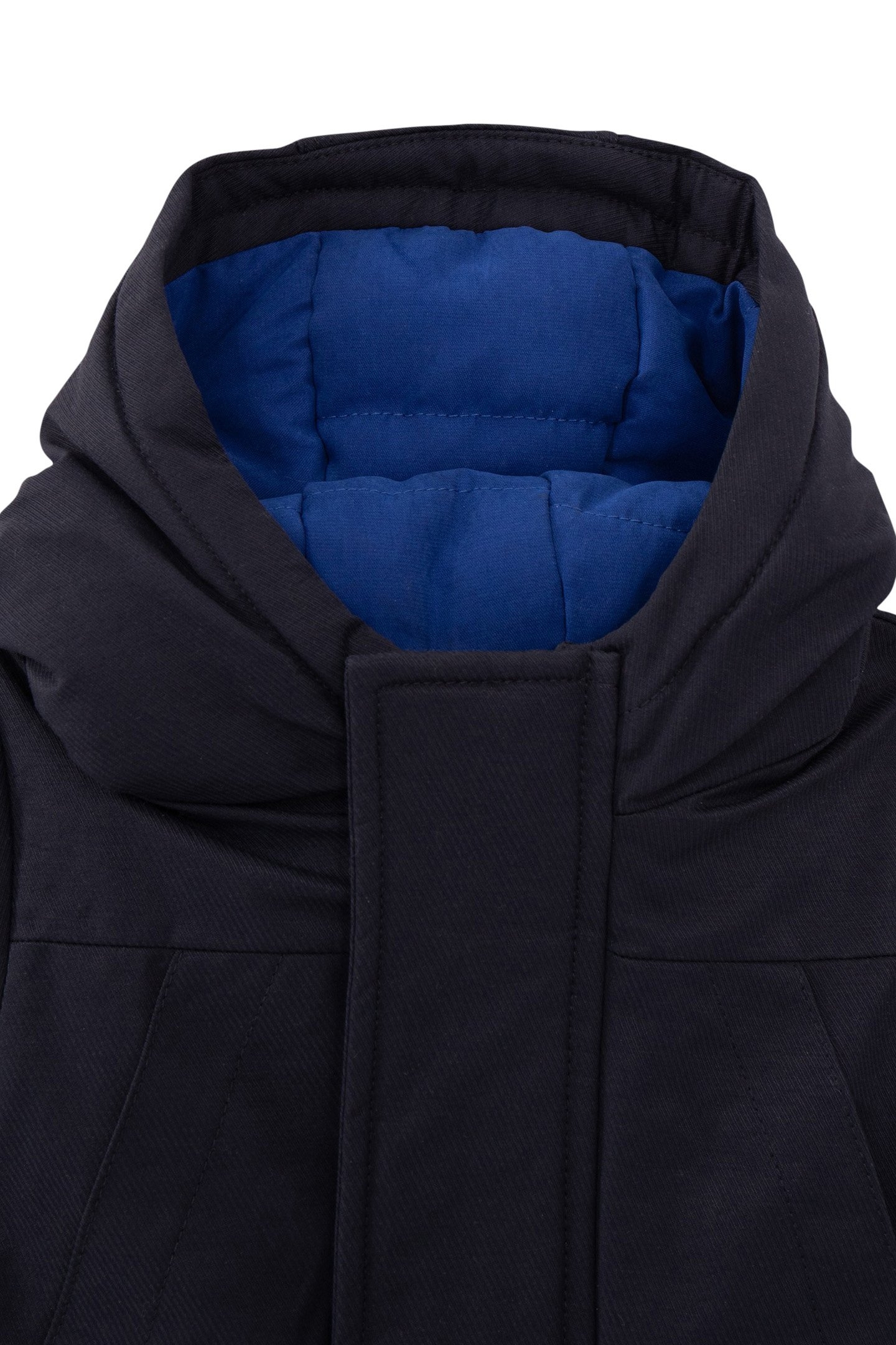 BABY BOY NAVY LINED PARKA 4