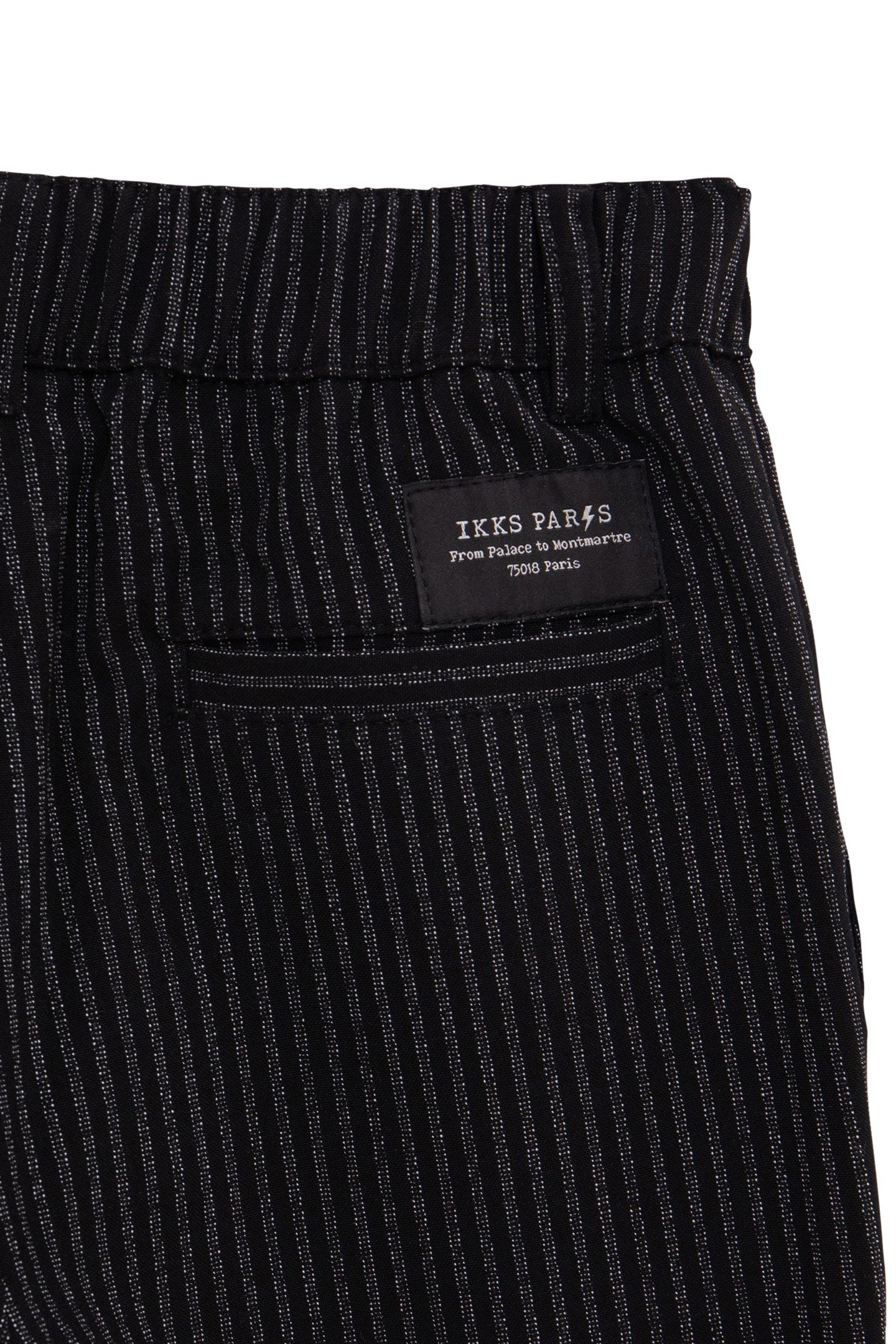 BOY'S BLACK PINSTRIPE PANTS 5