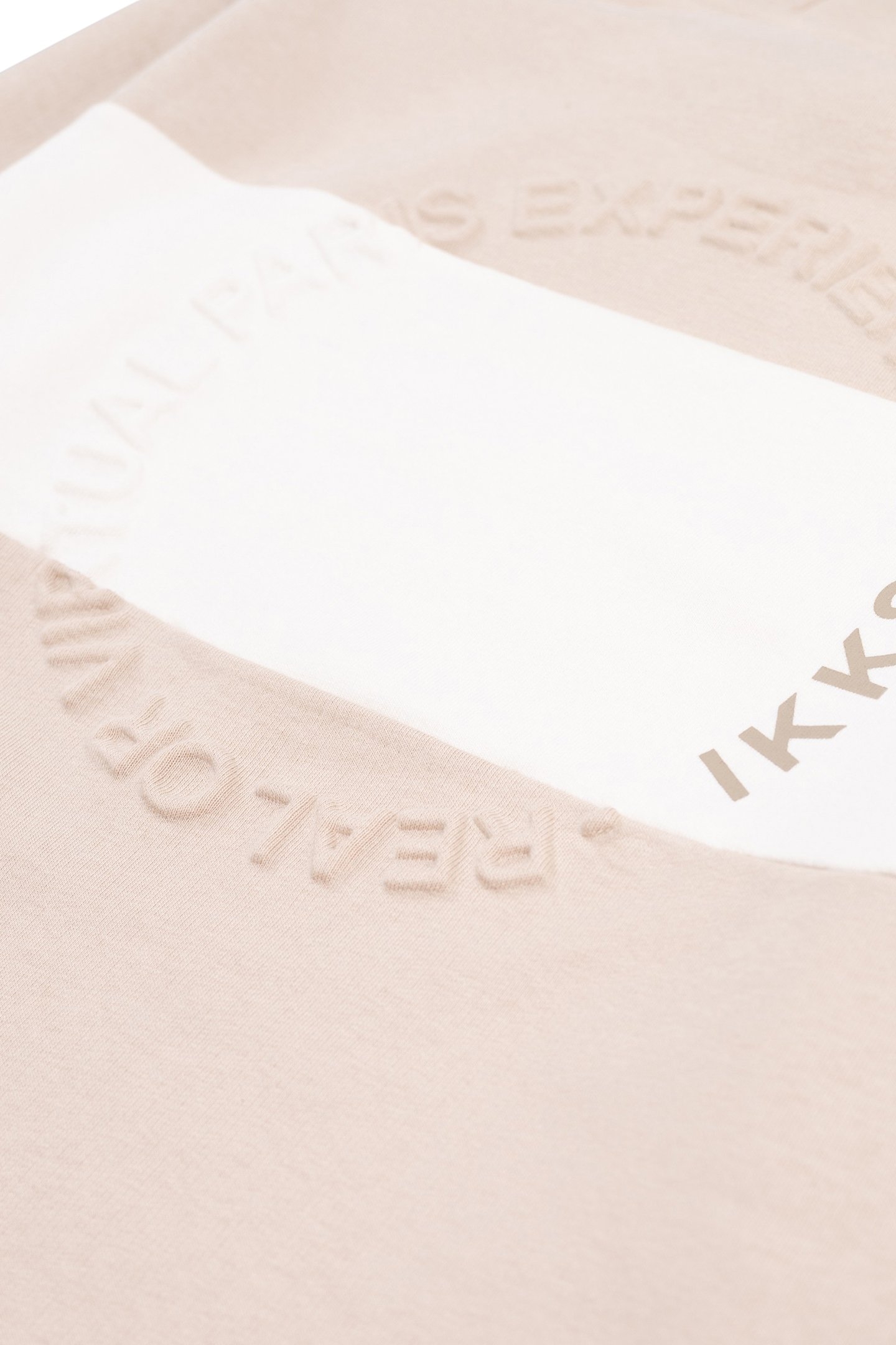 BOYS' BEIGE HOODIE WITH EMBOSSED MESSAGES 5