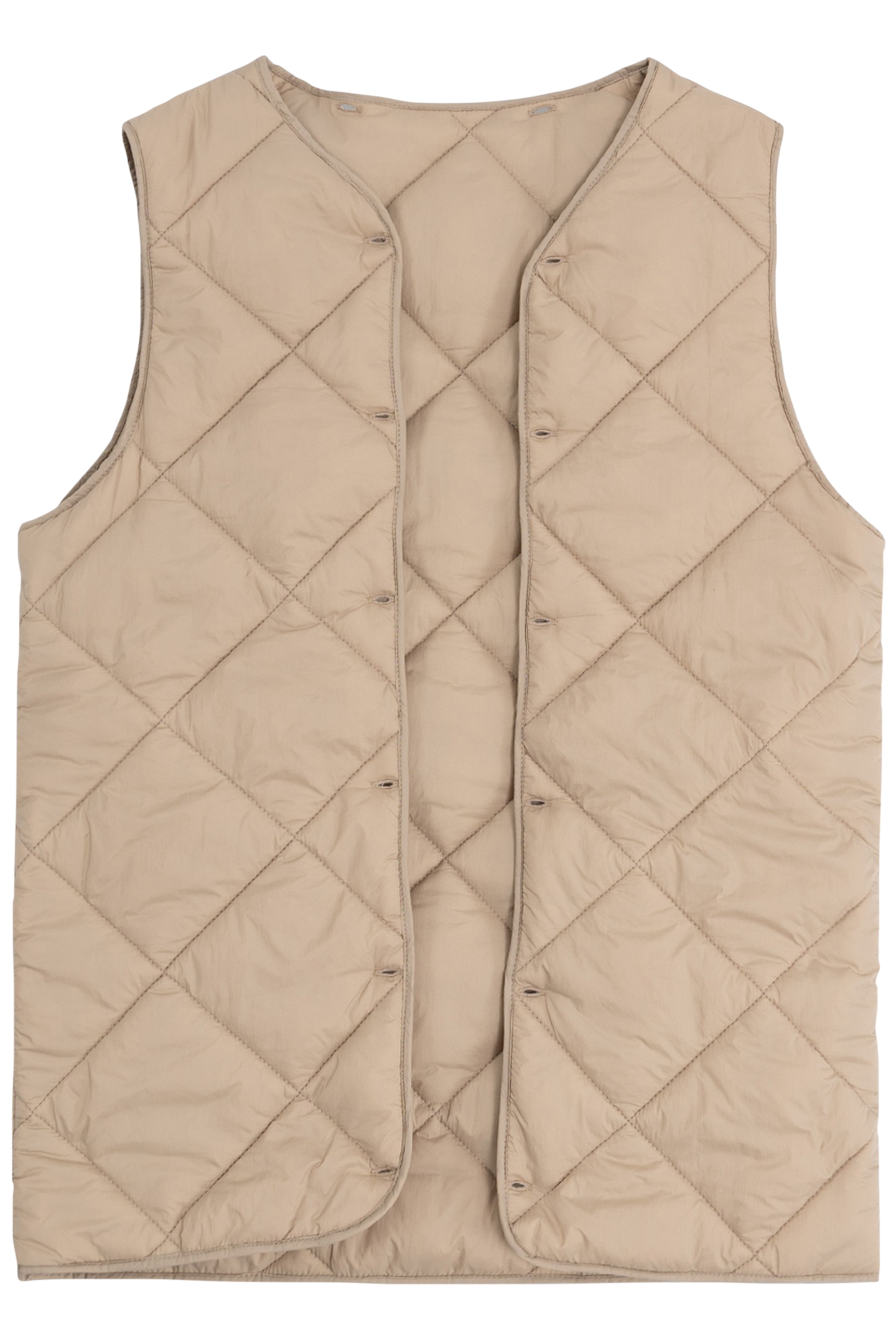 GIRL'S 4-IN-1 KHAKI PARKA, REVERSIBLE PADDED JACKET, GILET 6