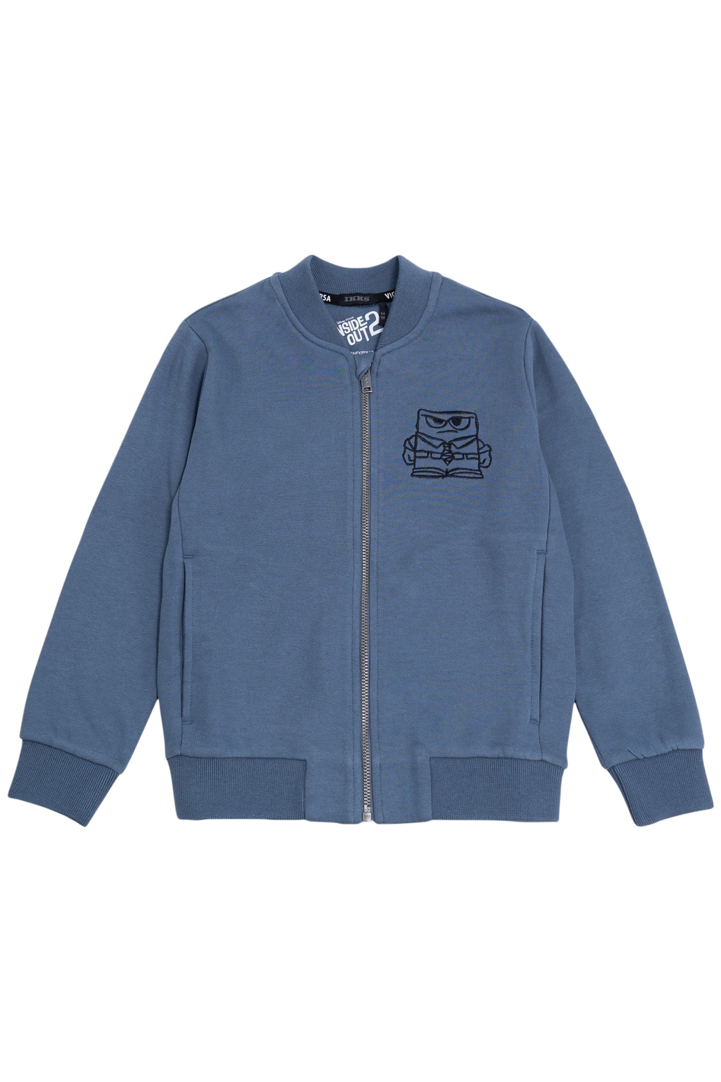 BOY'S BLUE EMBOSSED AND EMBROIDERED VICE-VERSA CARDIGAN 1