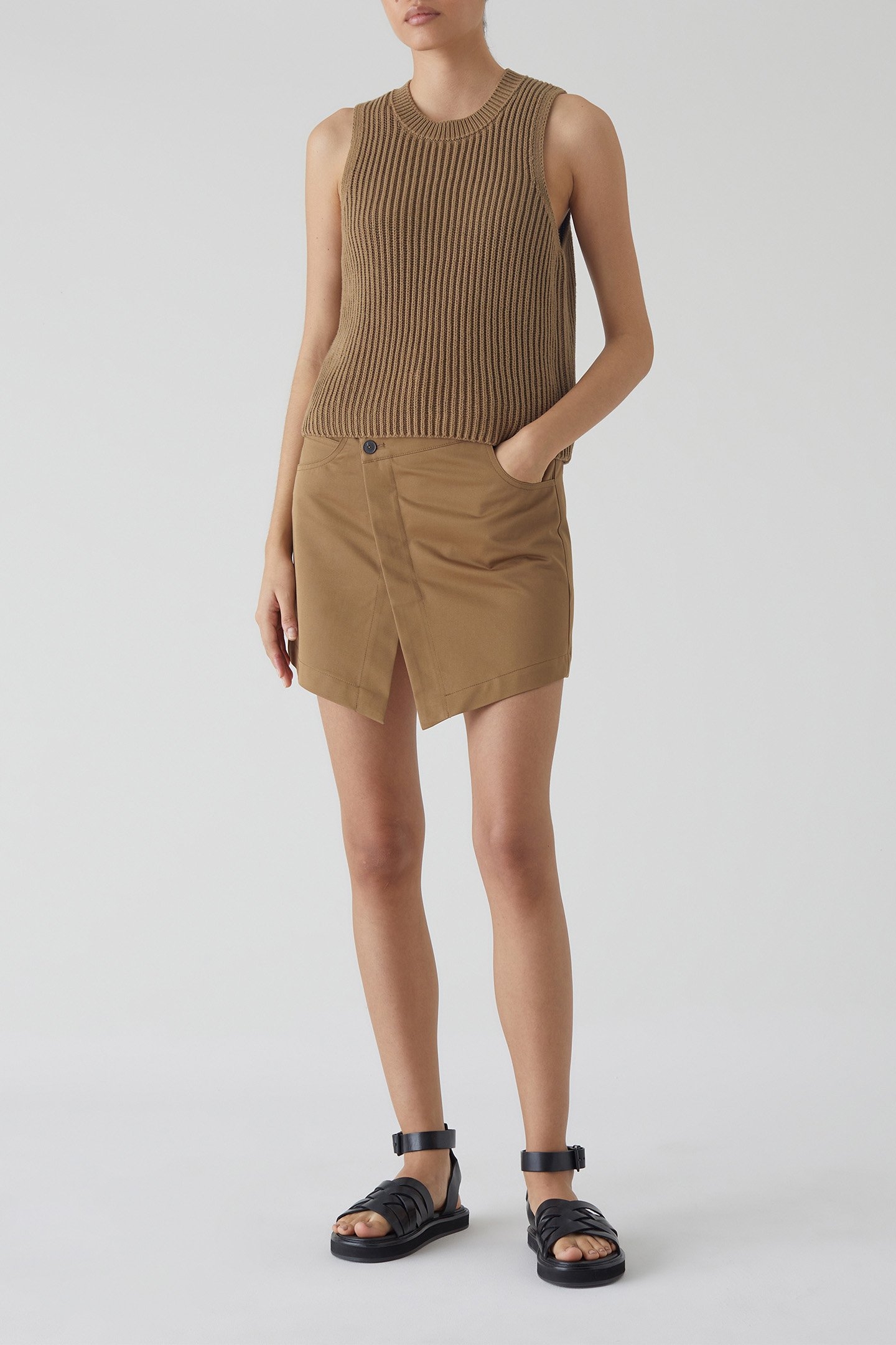 SHORT WRAP SKIRT SKIRTS NUTMEG 4