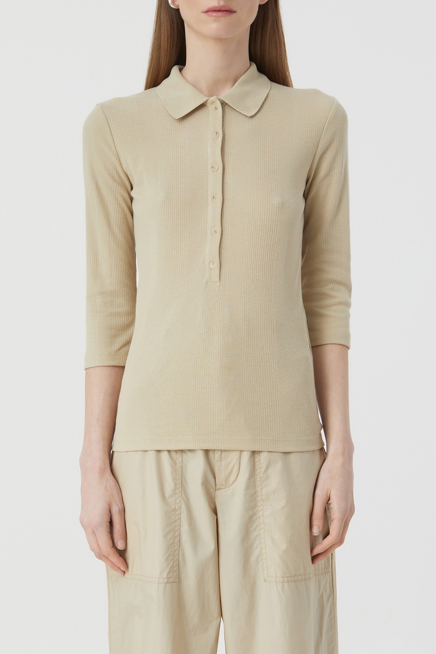 POLO SHORT SLEEVE T-SHIRTS DESERT BEIGE 1