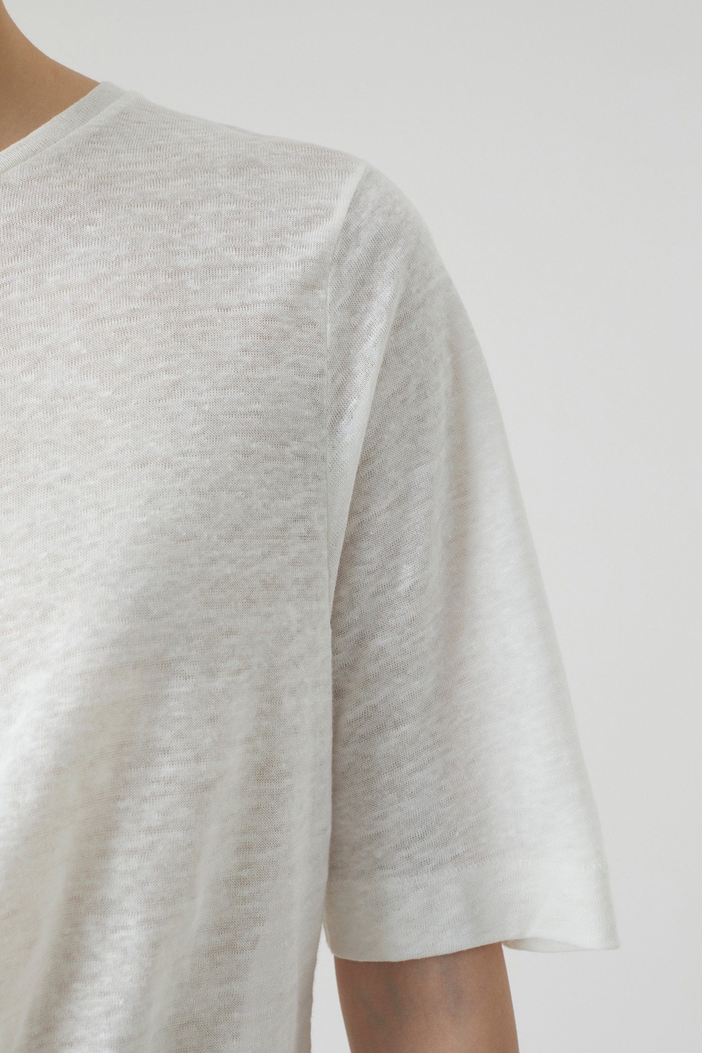 T-SHIRT WIDE SLEEVE T-SHIRTS WHITE 5