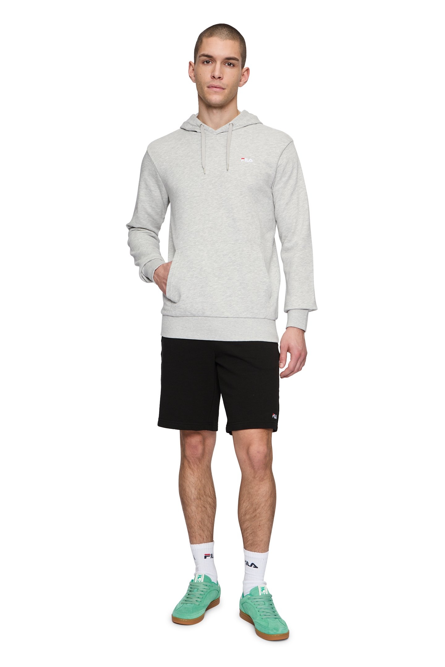 LUMEZZANE HOODIE LIGHT GREY MELANGE 3