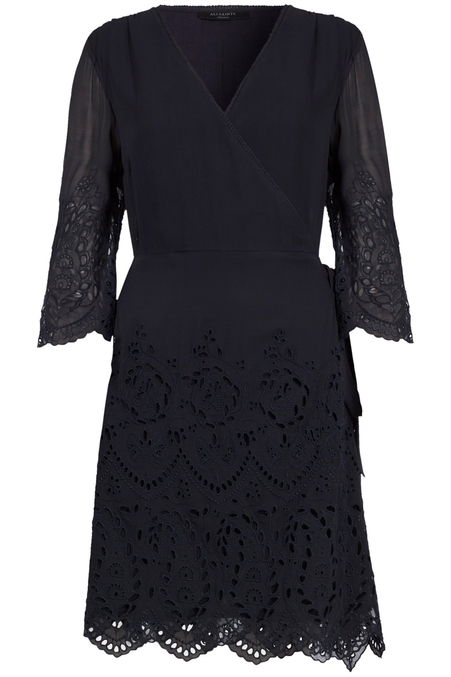 ZARIAH LS DRESS INK BLUE 1