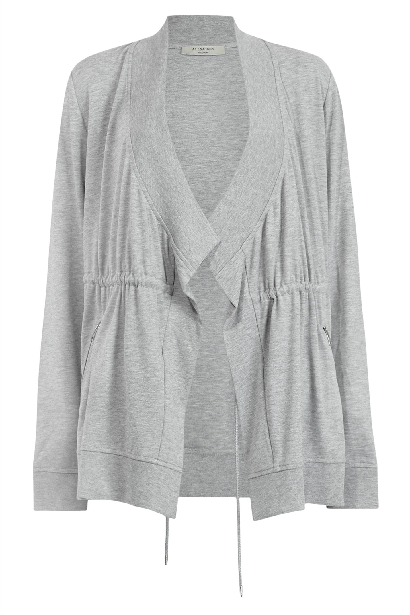 GINA DRAPE JACKET GREY MELANGE 1