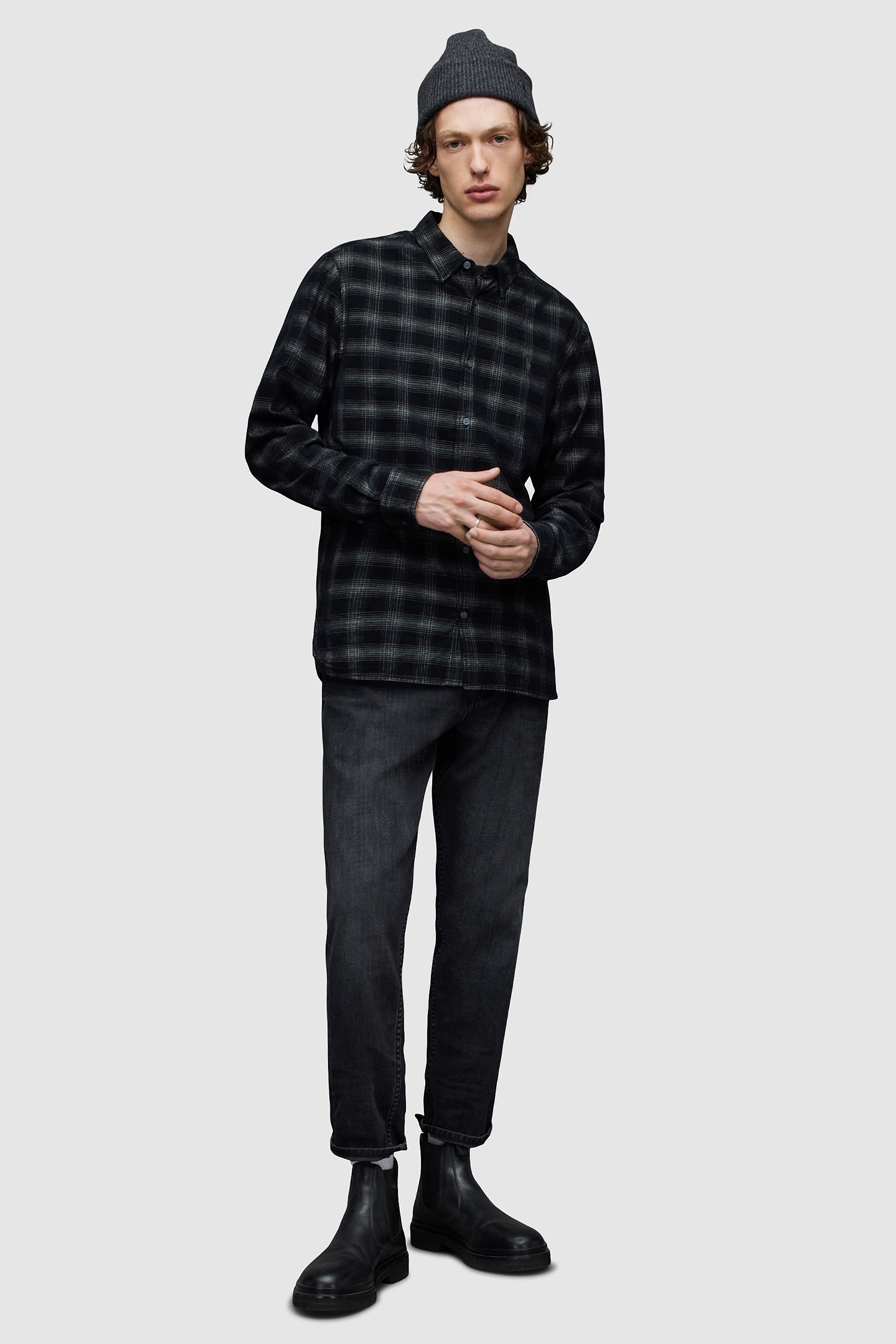 EASTBURN LS SHIRT BLACK 3