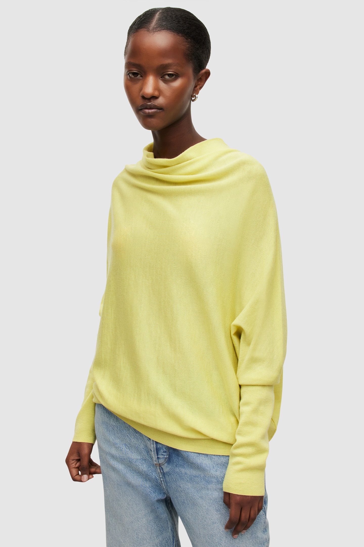 RIDLEY MERINO JUMPER CITRONELLA YELLOW 6