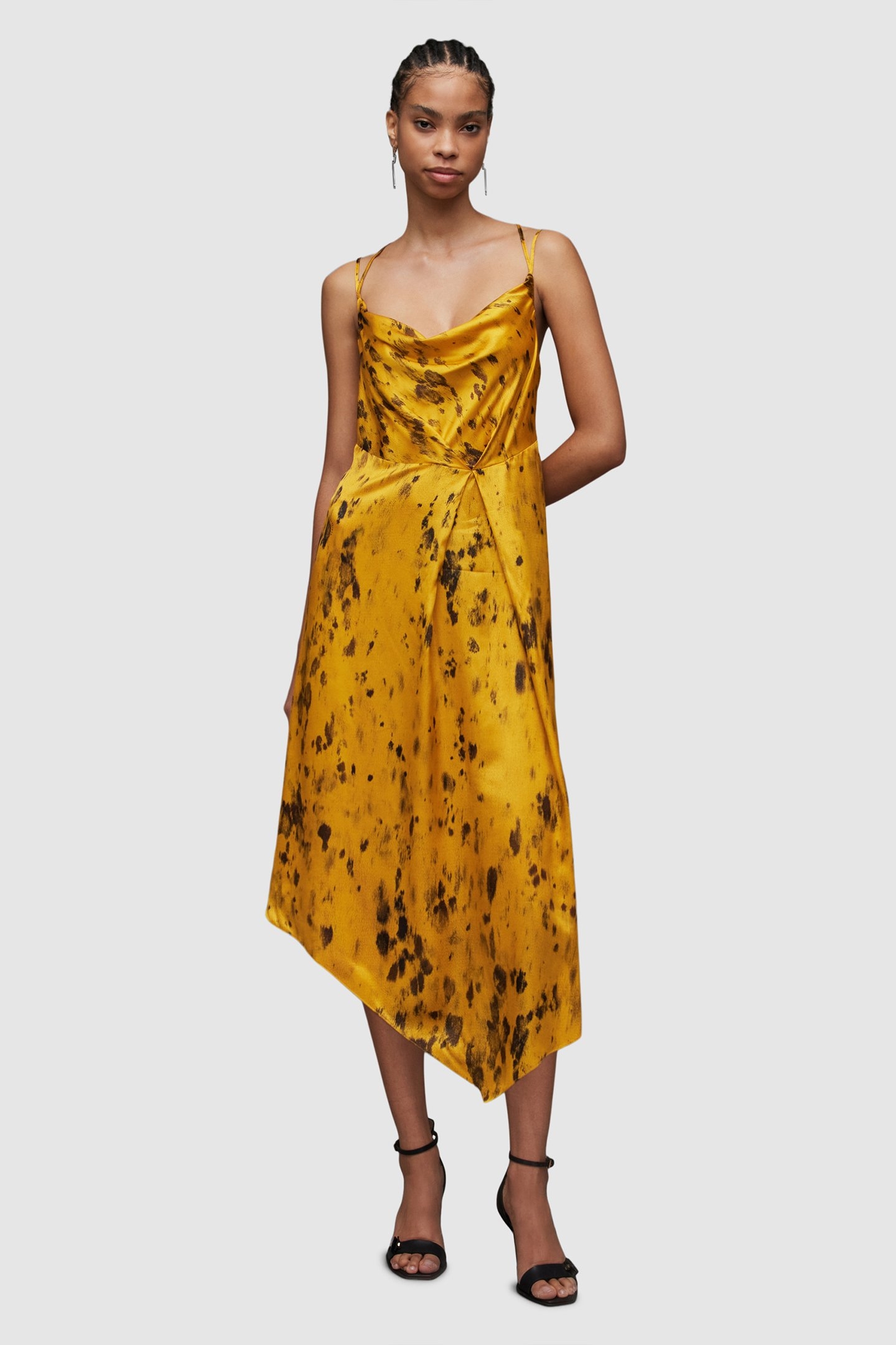 MARTA RONNIE DRESS OCHRE YELLOW 2
