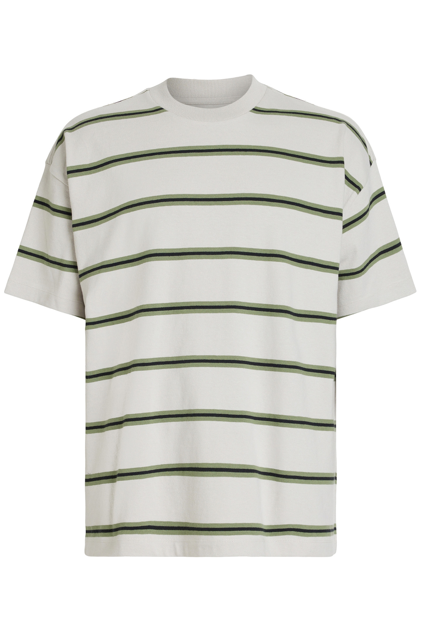 ARDEN SS CREW GRY/GREEN/WSHD BLK 4