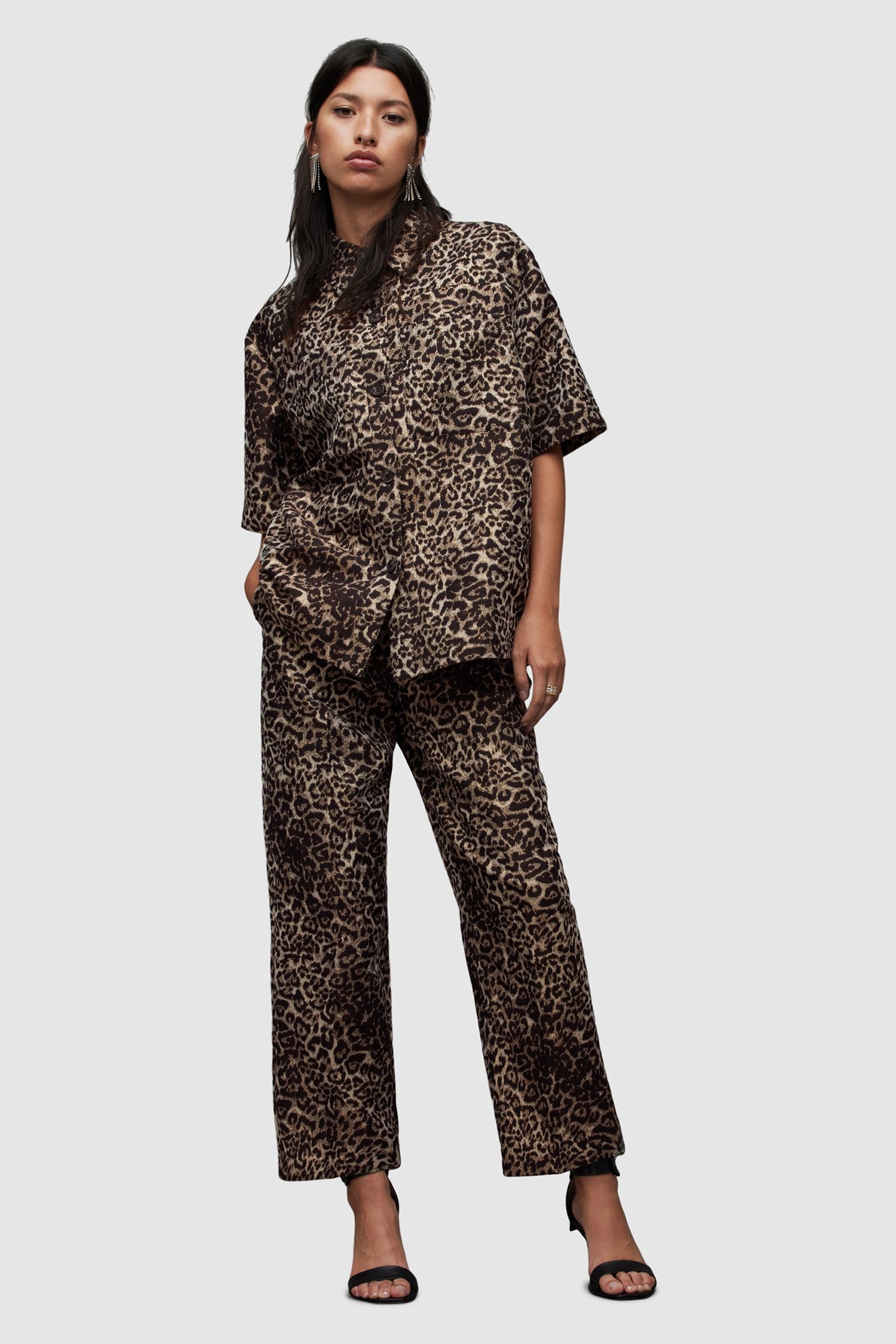 JEMI LEPPO SHIRT LEOPARD GOLD 3