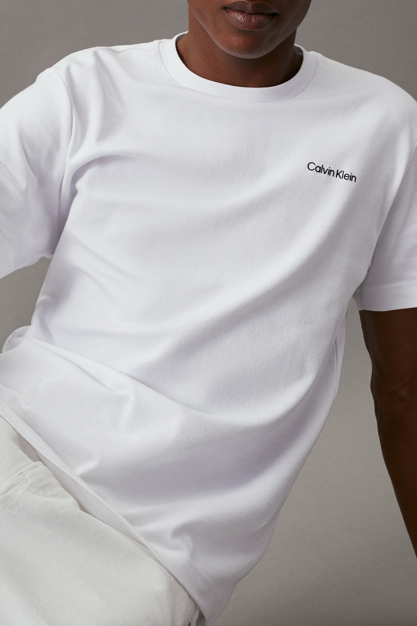 MICRO LOGO INTERLOCK BRIGHT WHITE 4