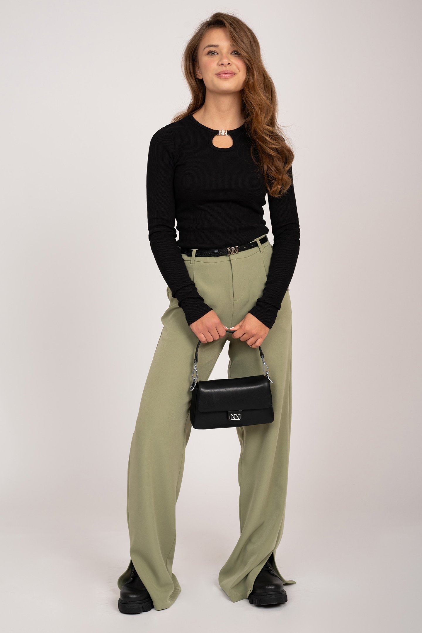 LAYLA PANTS CROCODILE GREEN 1