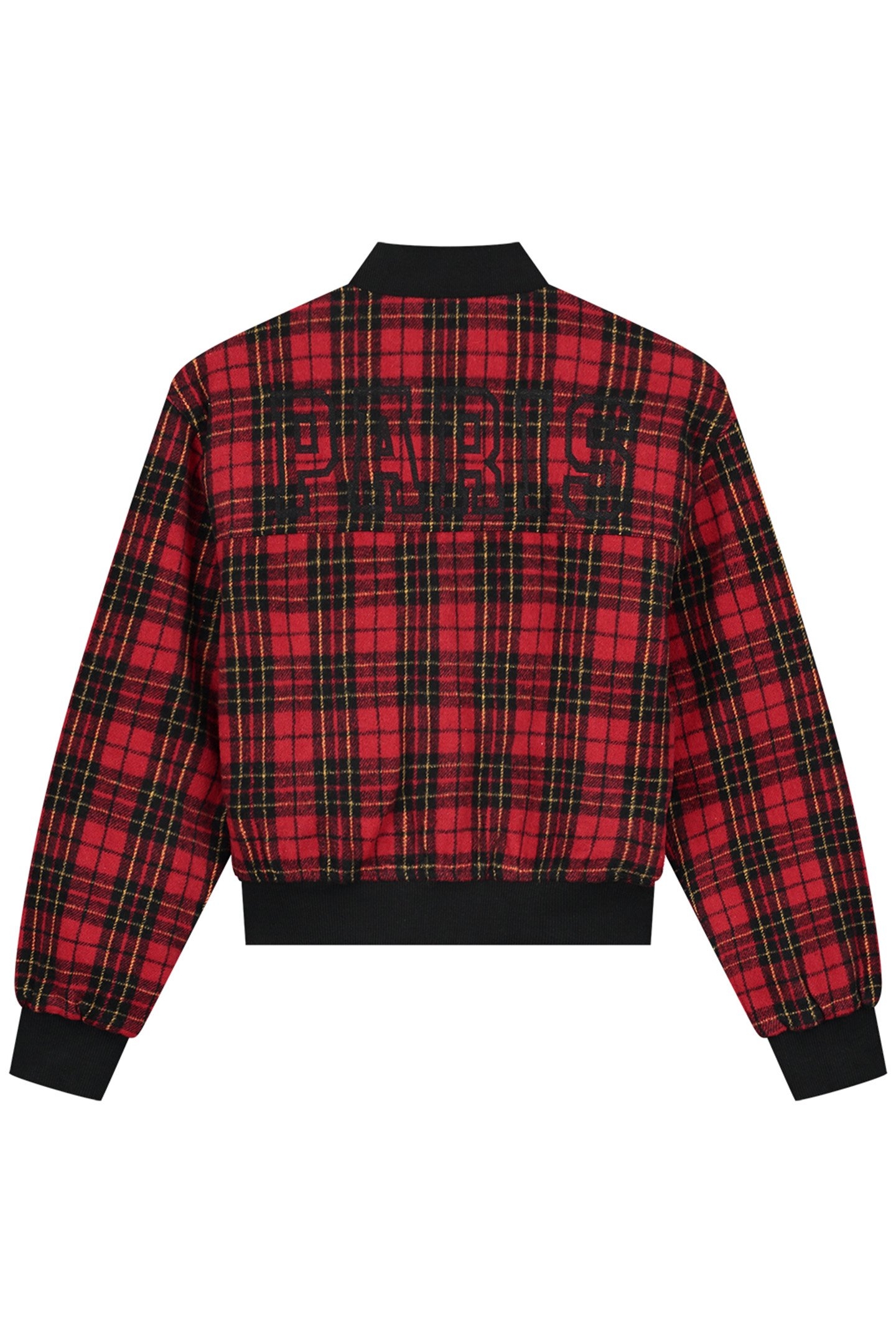 TARTAN BOMBER RUBY RED 4