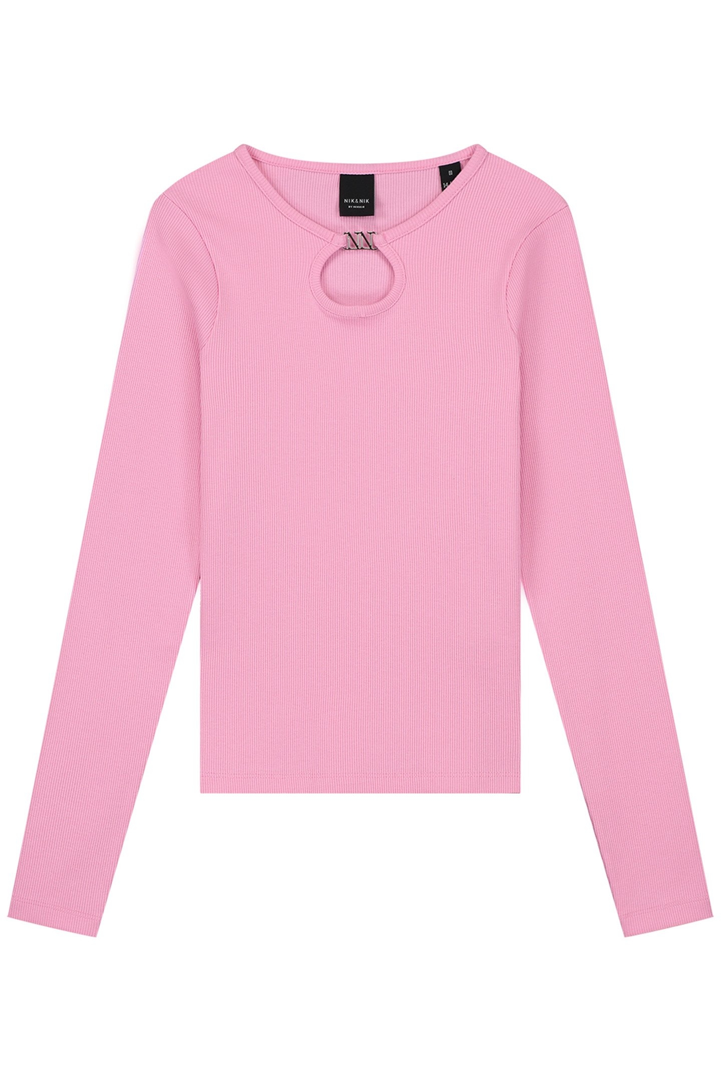 PRESLEY LS RIB TOP FOXY PINK 2