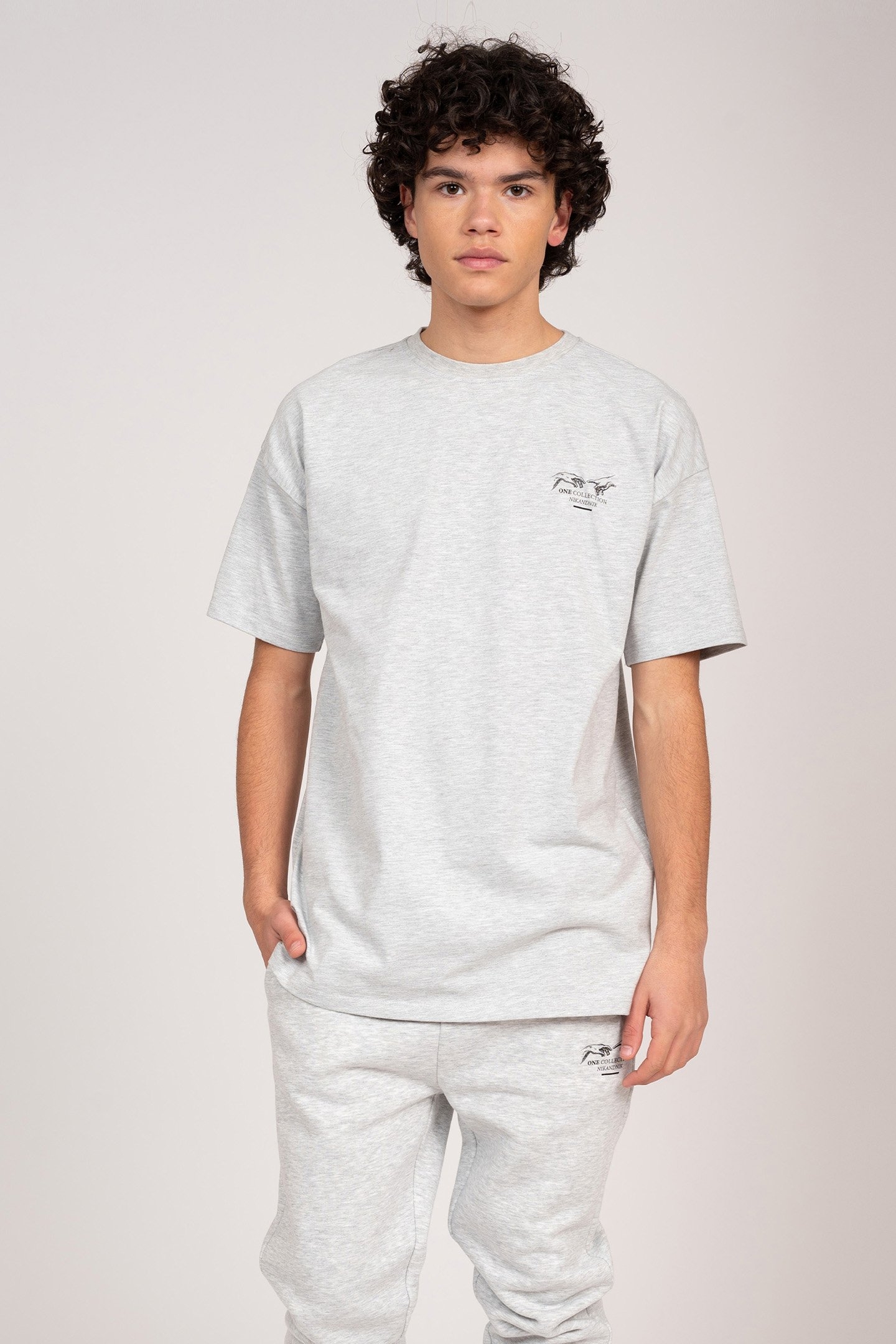 CREATION T-SHIRT GREY MELANGE 1