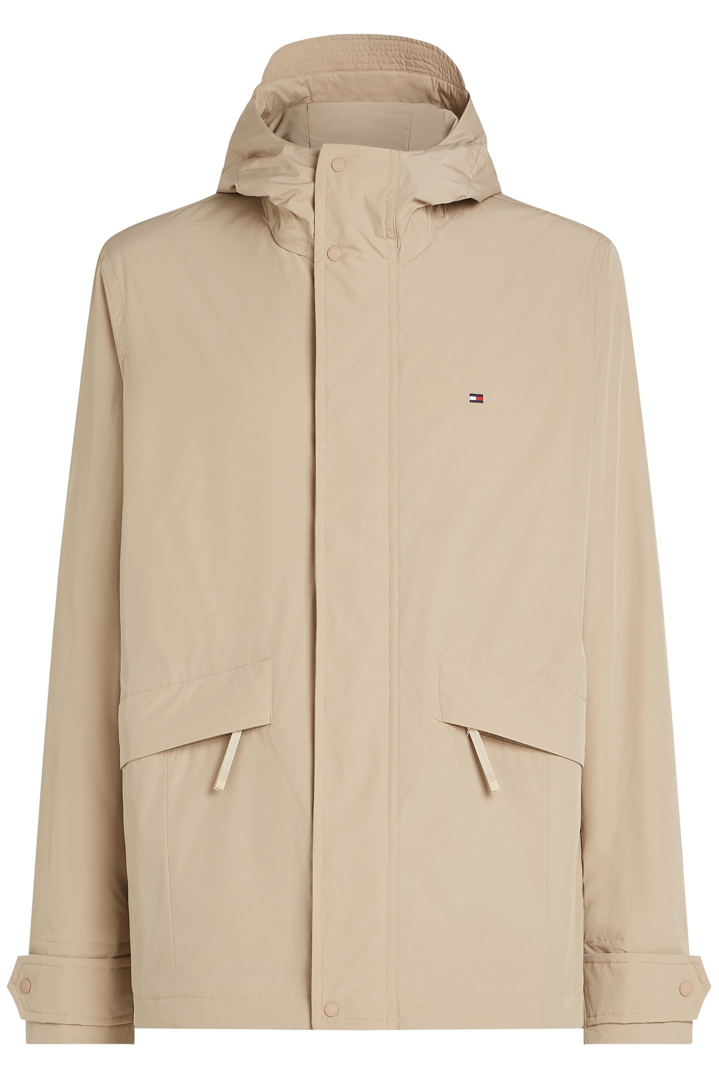 PACKABLE HOODED JACKET, REGULAR FIT, SANDALWOOD 4