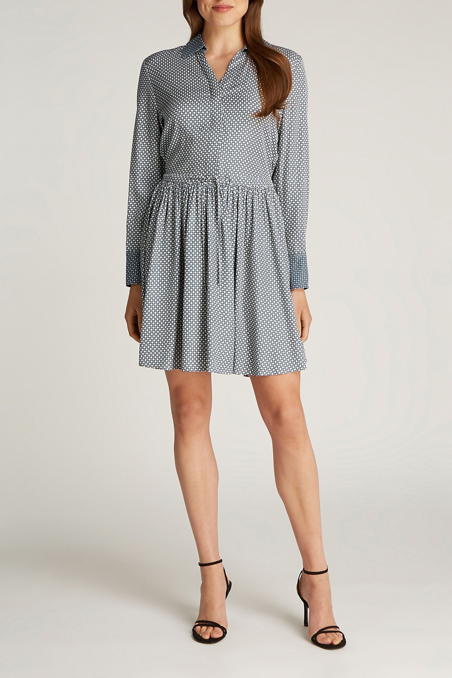 FLUID VIS BELTED SHO MINI GEO/ FLINT BLUE 1