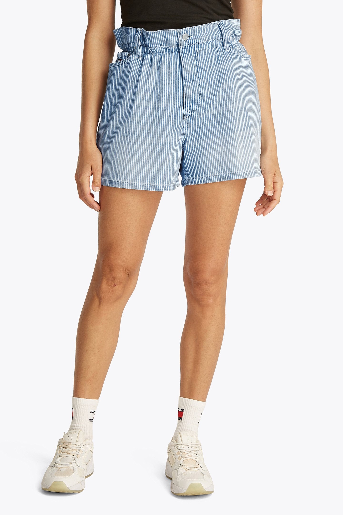 PAPERBAG SHORT REGULAR FIT EXTRA SHORT DENIM - BLUE 1
