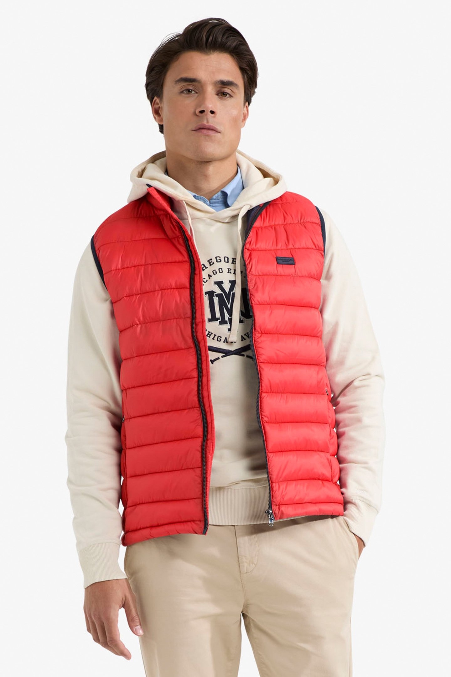 LIGHT WEIGHT BODYWARMER RED 1