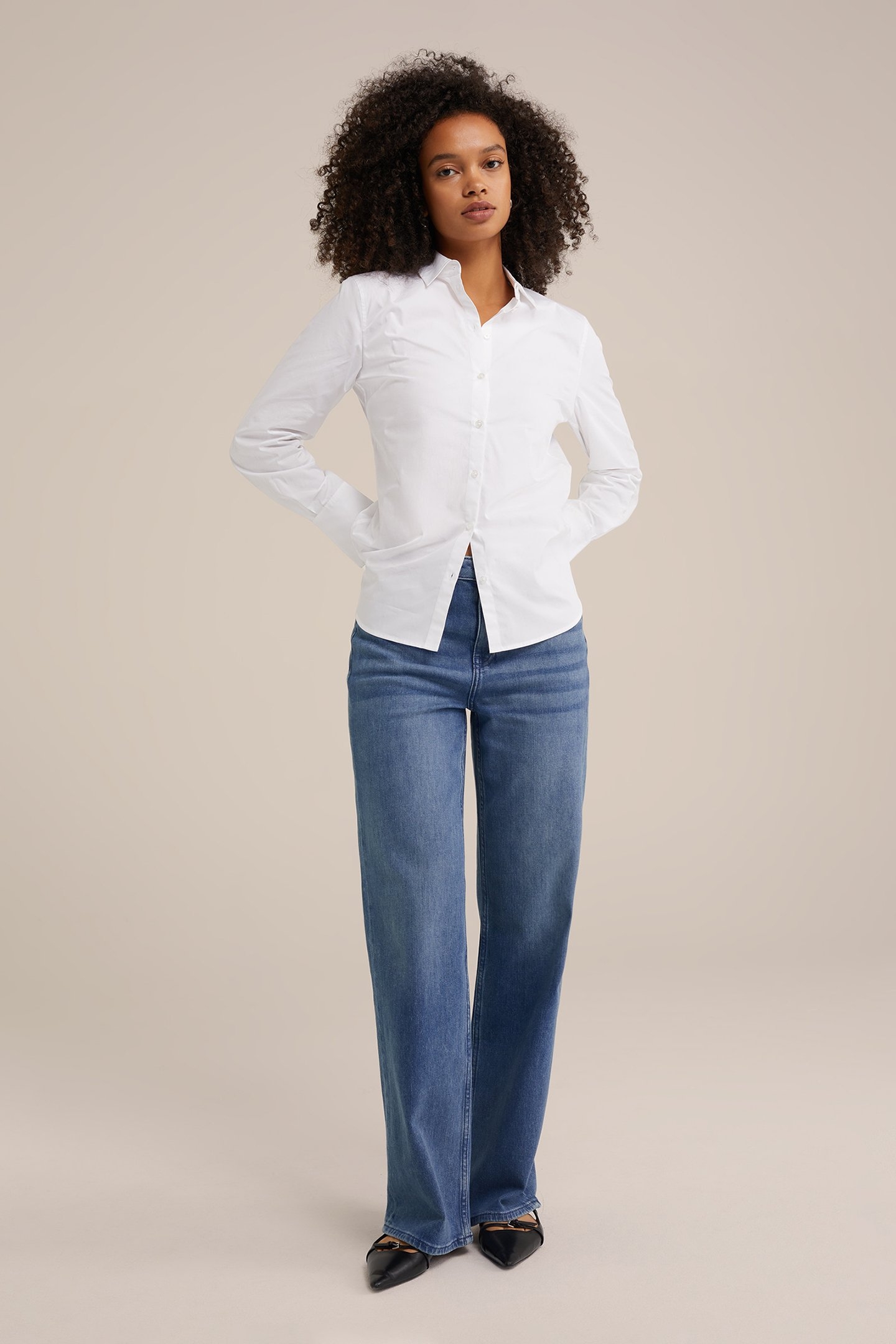 5-POCKET HIGH WAIST DARK BLUE 5