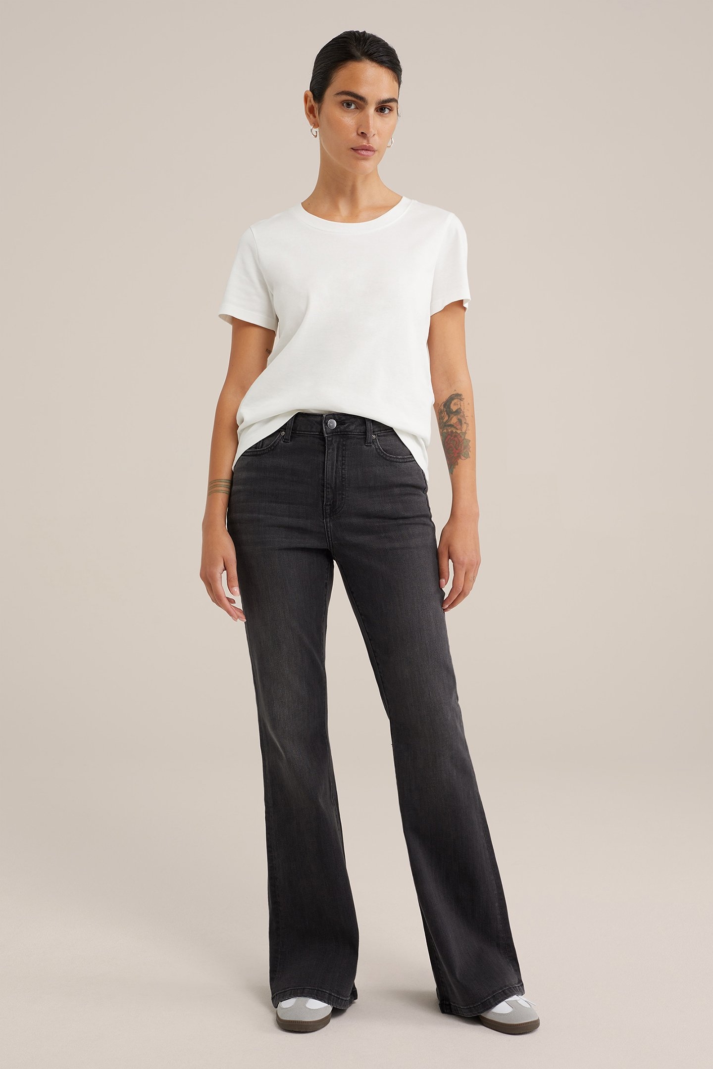 5-POCKET HIGH WAIST DARK GREY 3