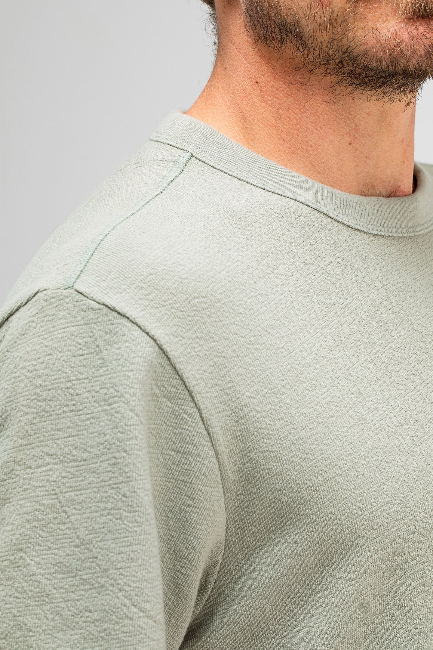 ADRIEN LOOSE PKT TEE DK. DELPHI GREEN 5