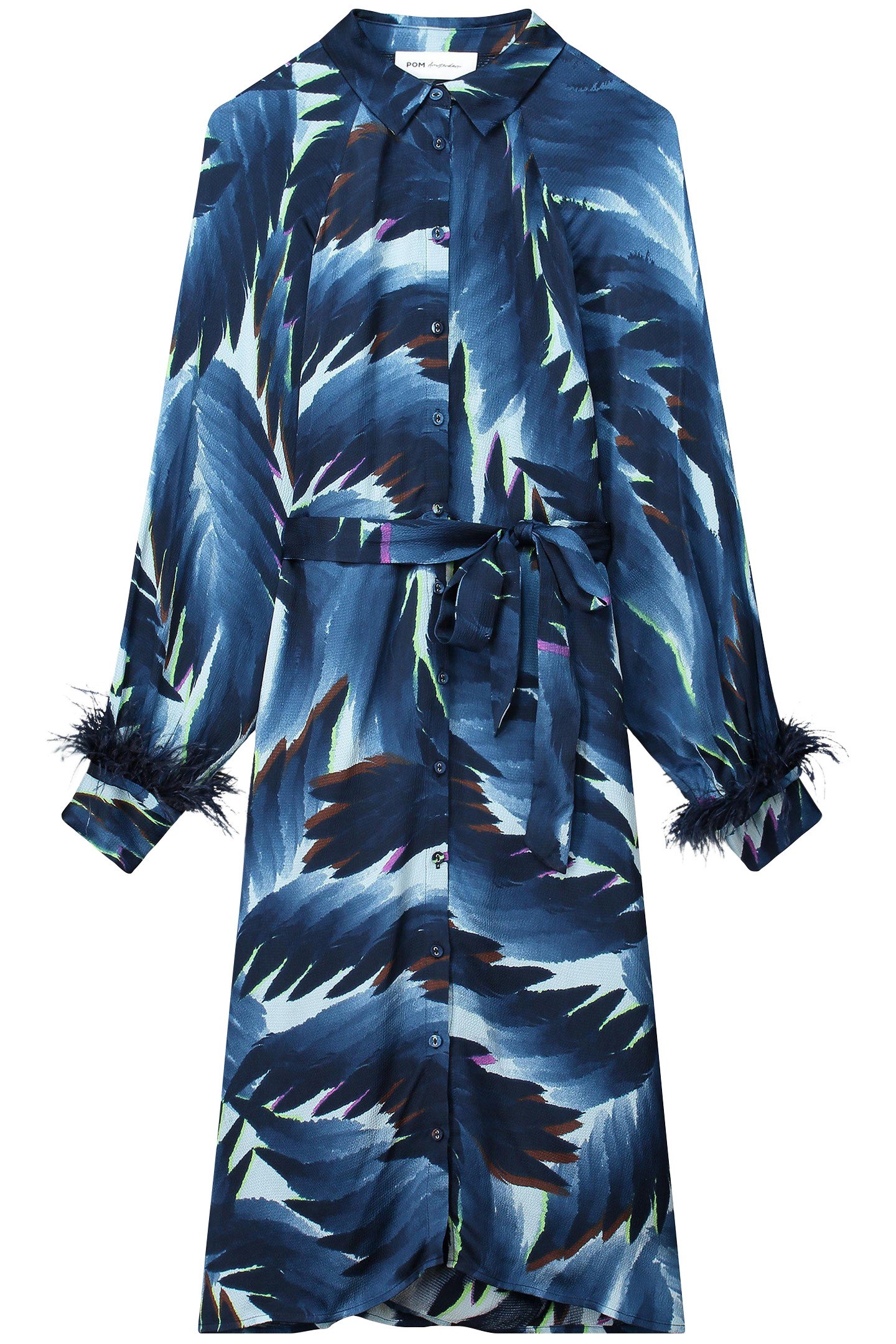 DRESS - JADA FEATHERS BLUE 3