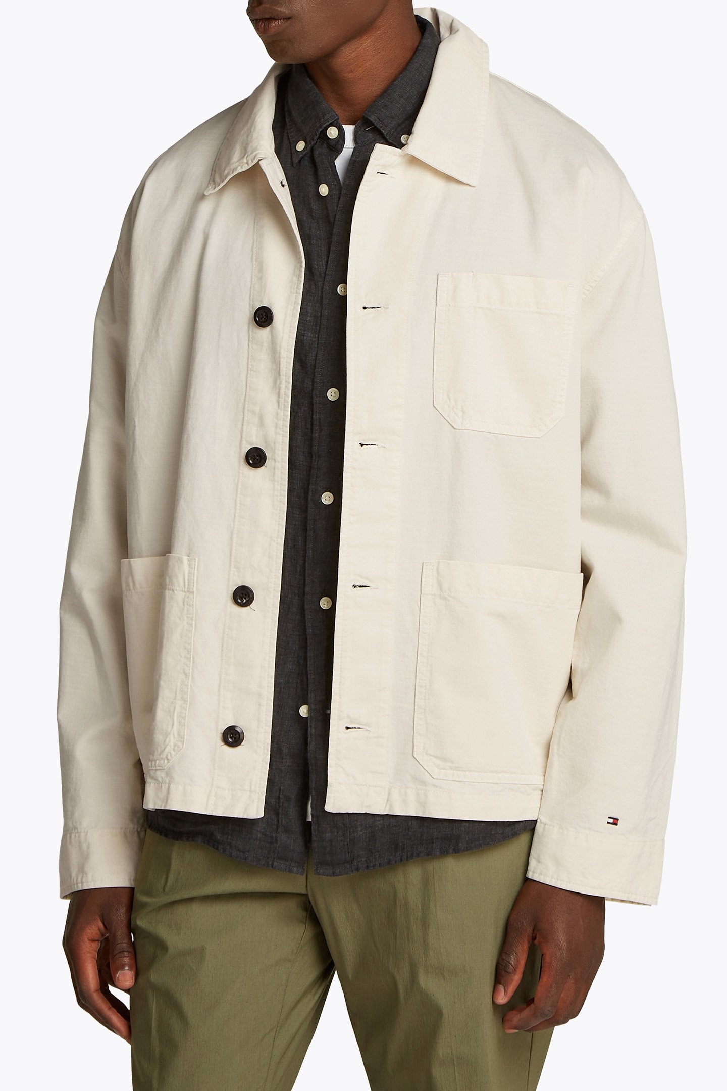 GARMENT DYE CHORE JA IVORY SILK 1