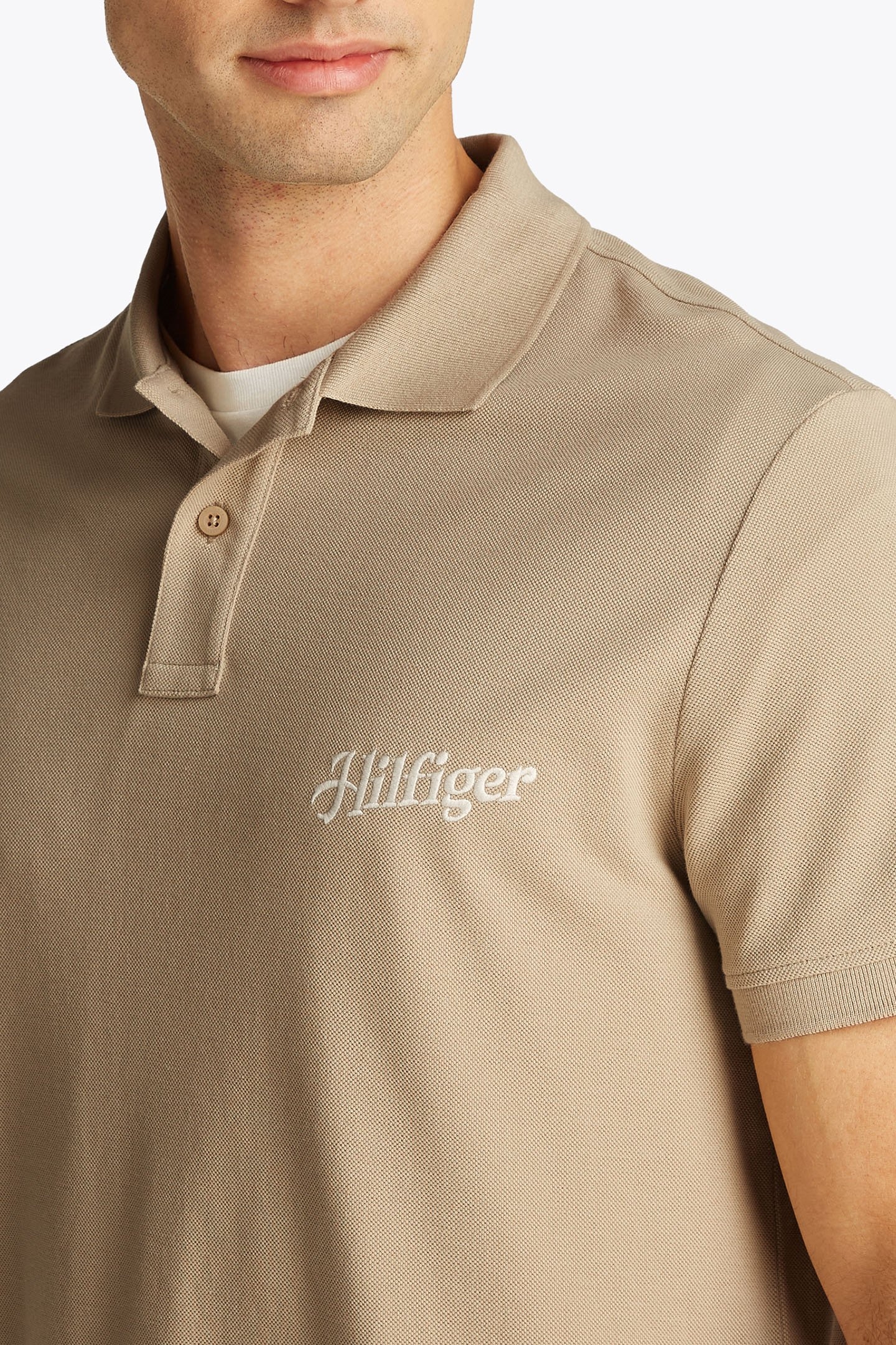 SCRIPT GRAPHIC REG POLO SANDALWOOD 6