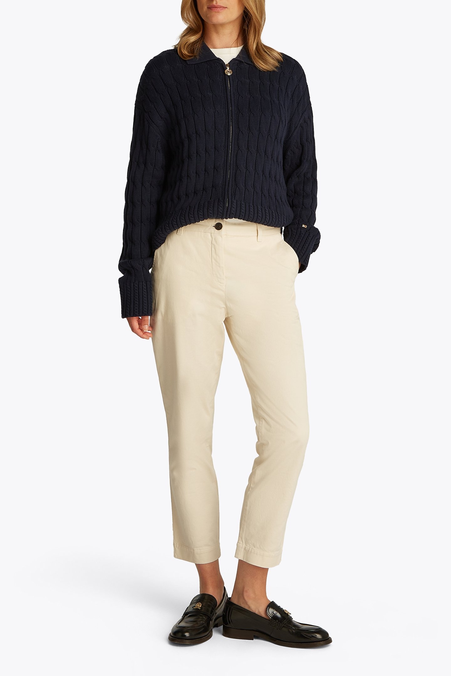 CO STRETCH GMD SLIM FIT CHINO PANT IVORY PETAL 2