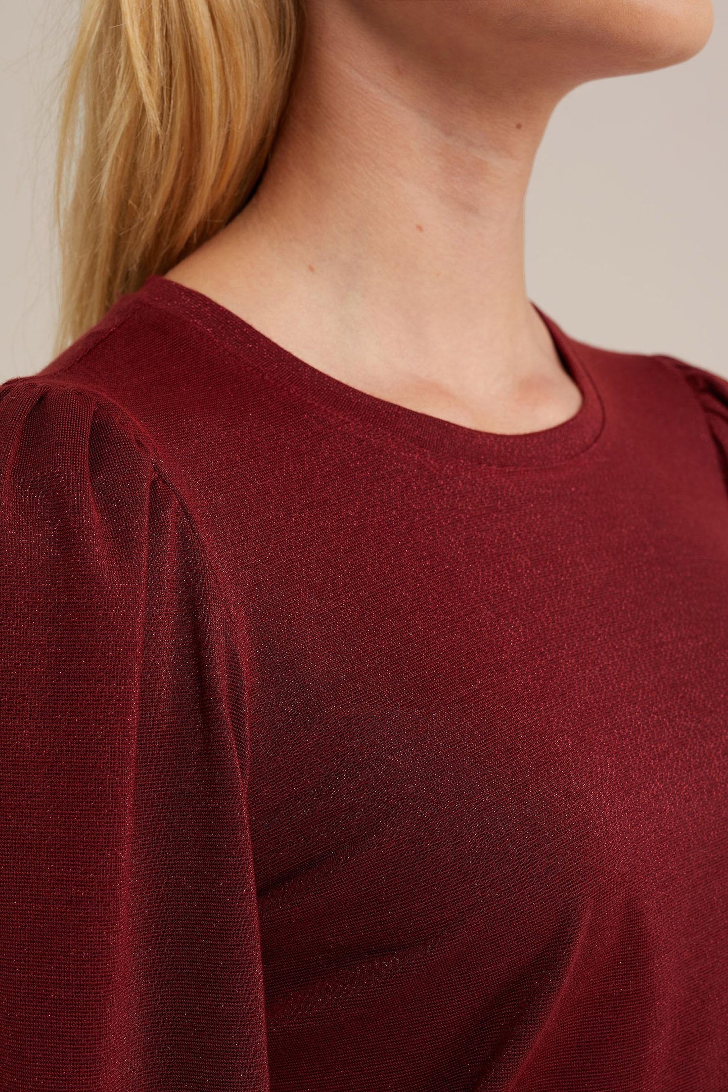 T-SHIRT BURGUNDY RED 5