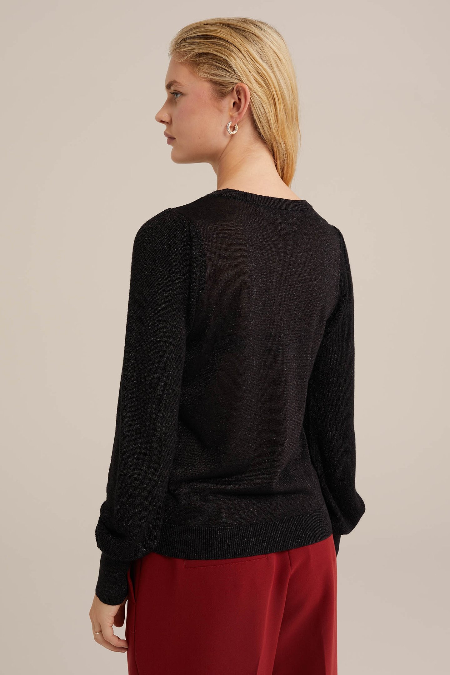 KNITTED PULLOVER BLACK 2