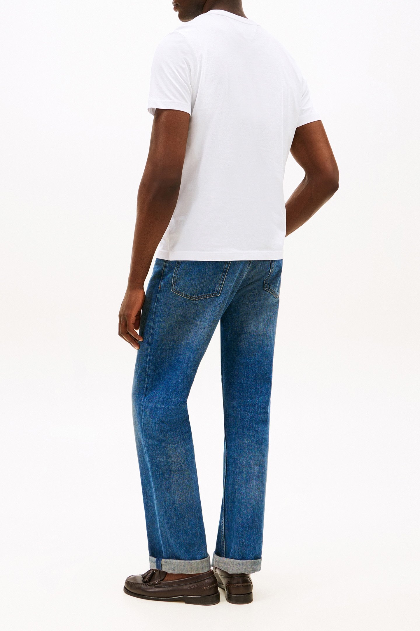 HILFIGER STACK REGULAR FIT T-SHIRT IN WHITE 3