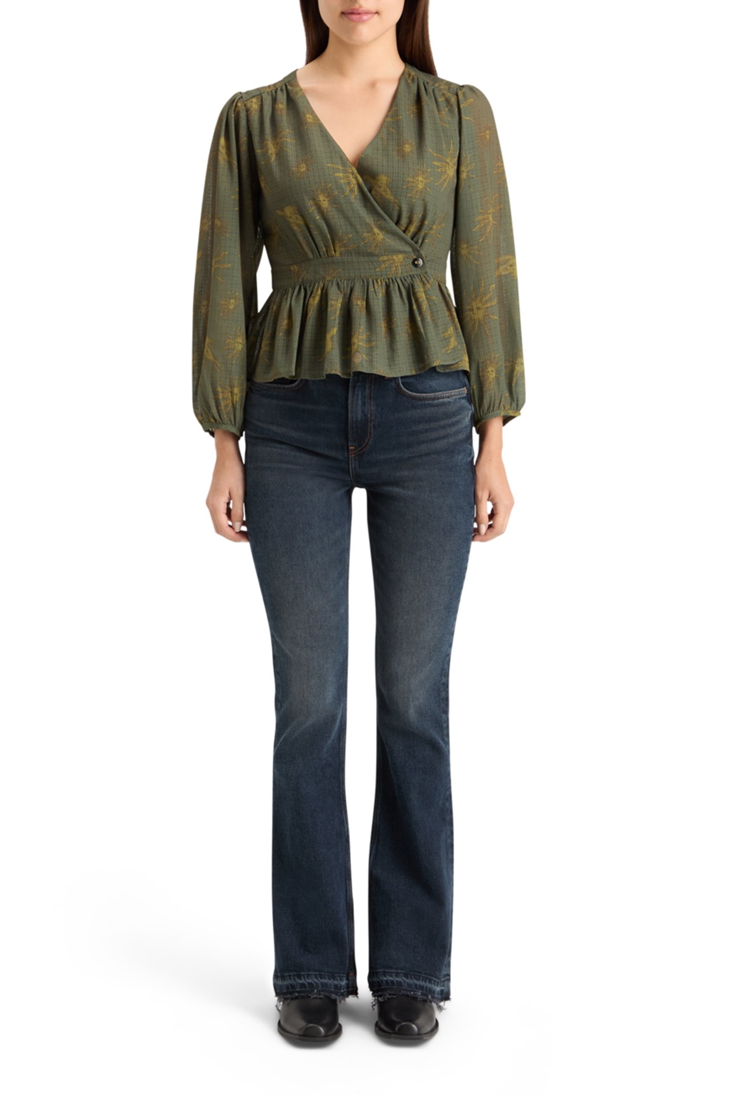 WRAP TOP MYSTIC SKY OLIVE 3