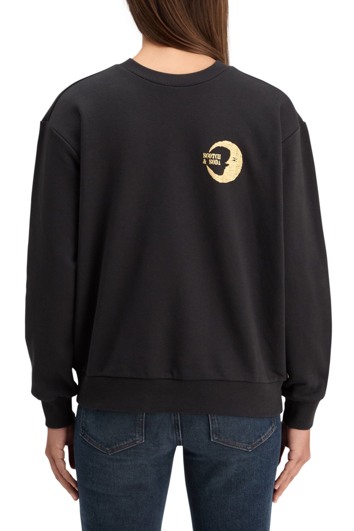 FRONT BACK FESTIVE ARTWORK RELAXED FIT SWEATSHIRT EVENING BL 2