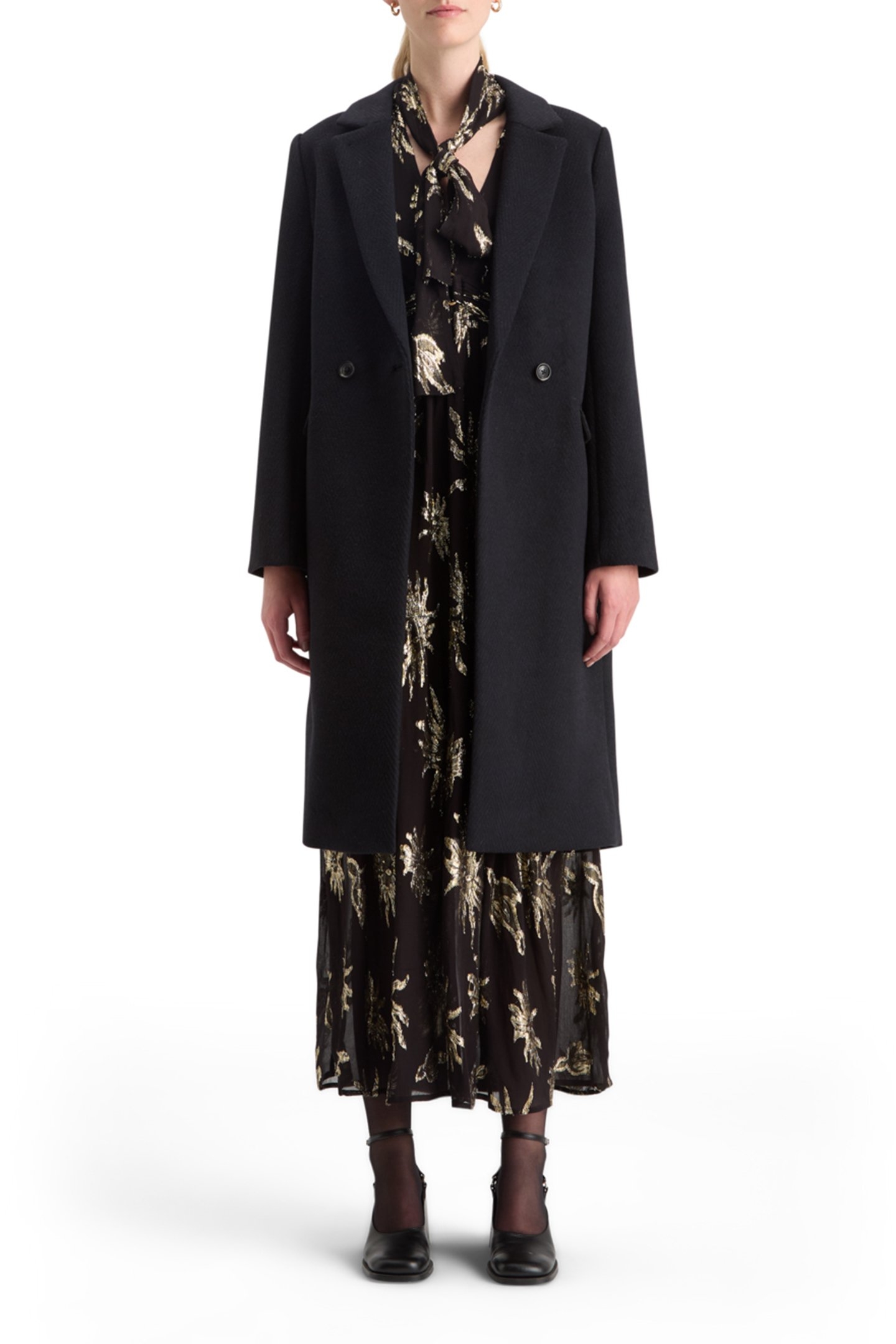 LUREX FIL COUPE MAXI DRESS MYSTIC SKY LUREX 6