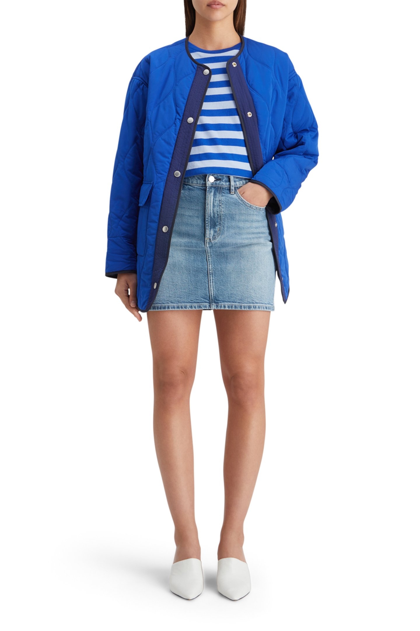 EASY 5 POCKET DENIM SKIRT — DREAMCATCHER 3