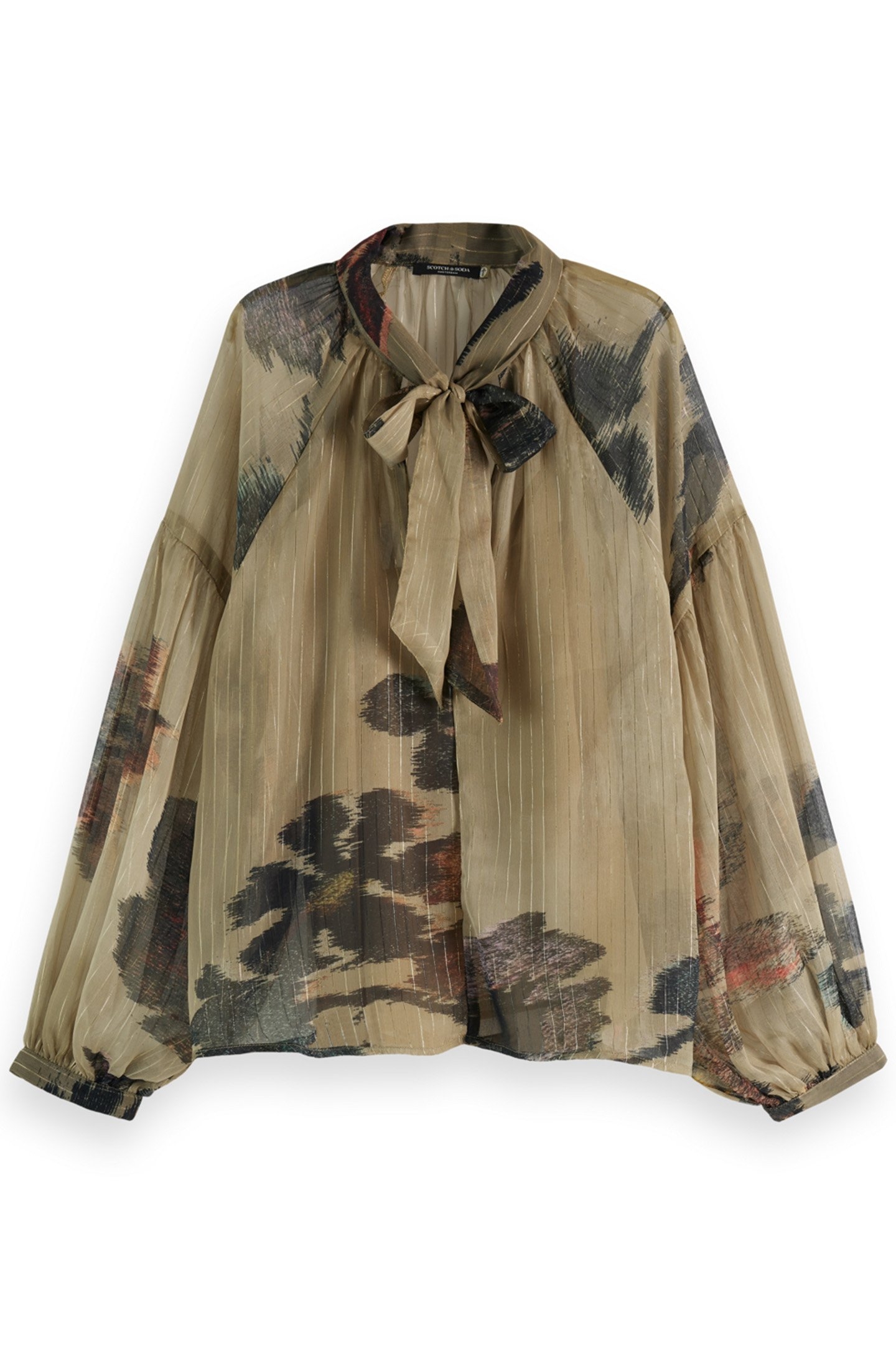 LUREX TOP POETRY TAPESTRY MILITARY 4