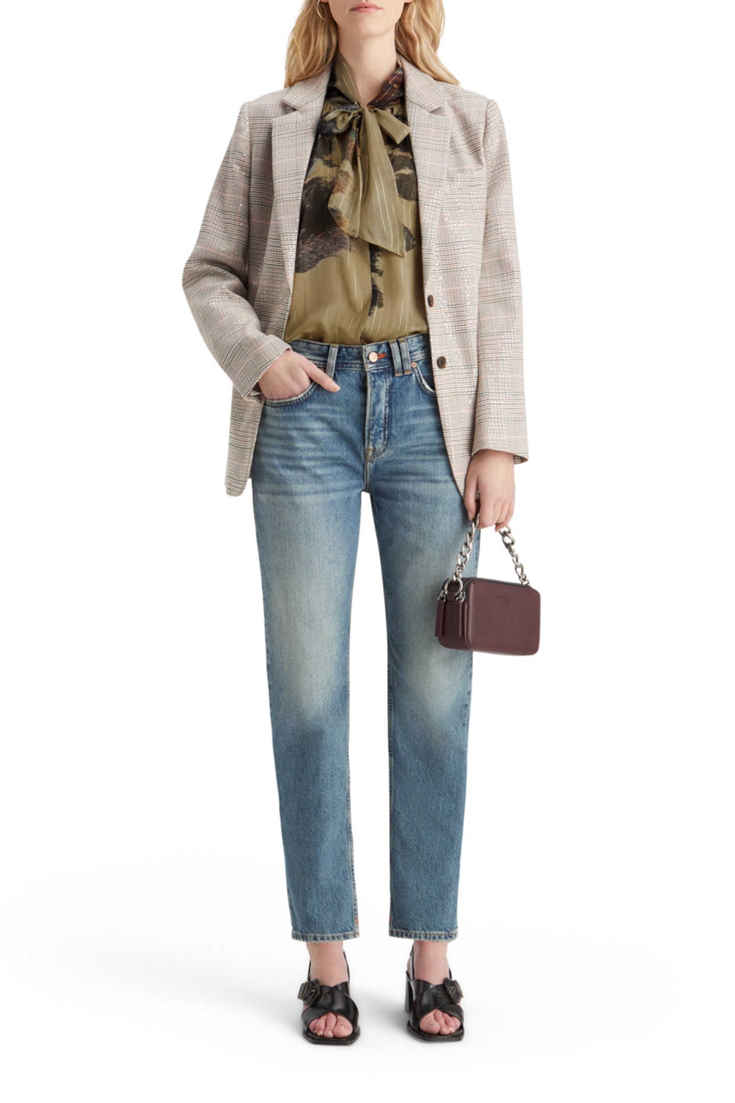 LUREX TOP POETRY TAPESTRY MILITARY 7