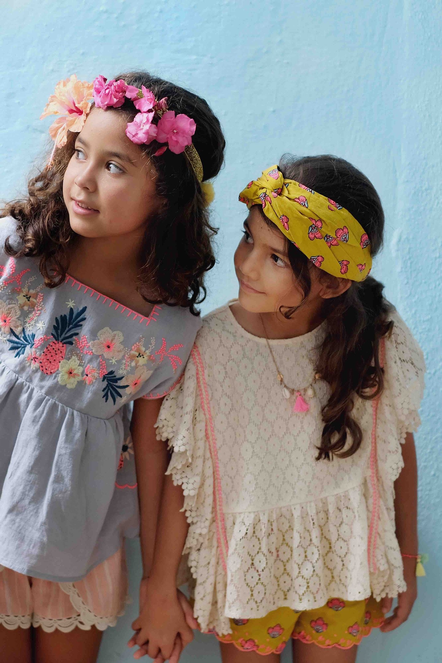 TOP PAOLA CREAM FLOWER LACE 6