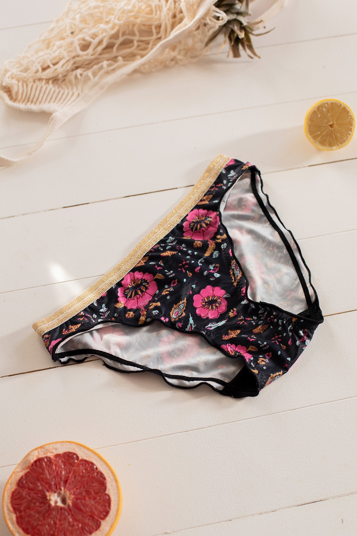 PANTIES SET MISHA BOHEMIAN FLOWERS 3