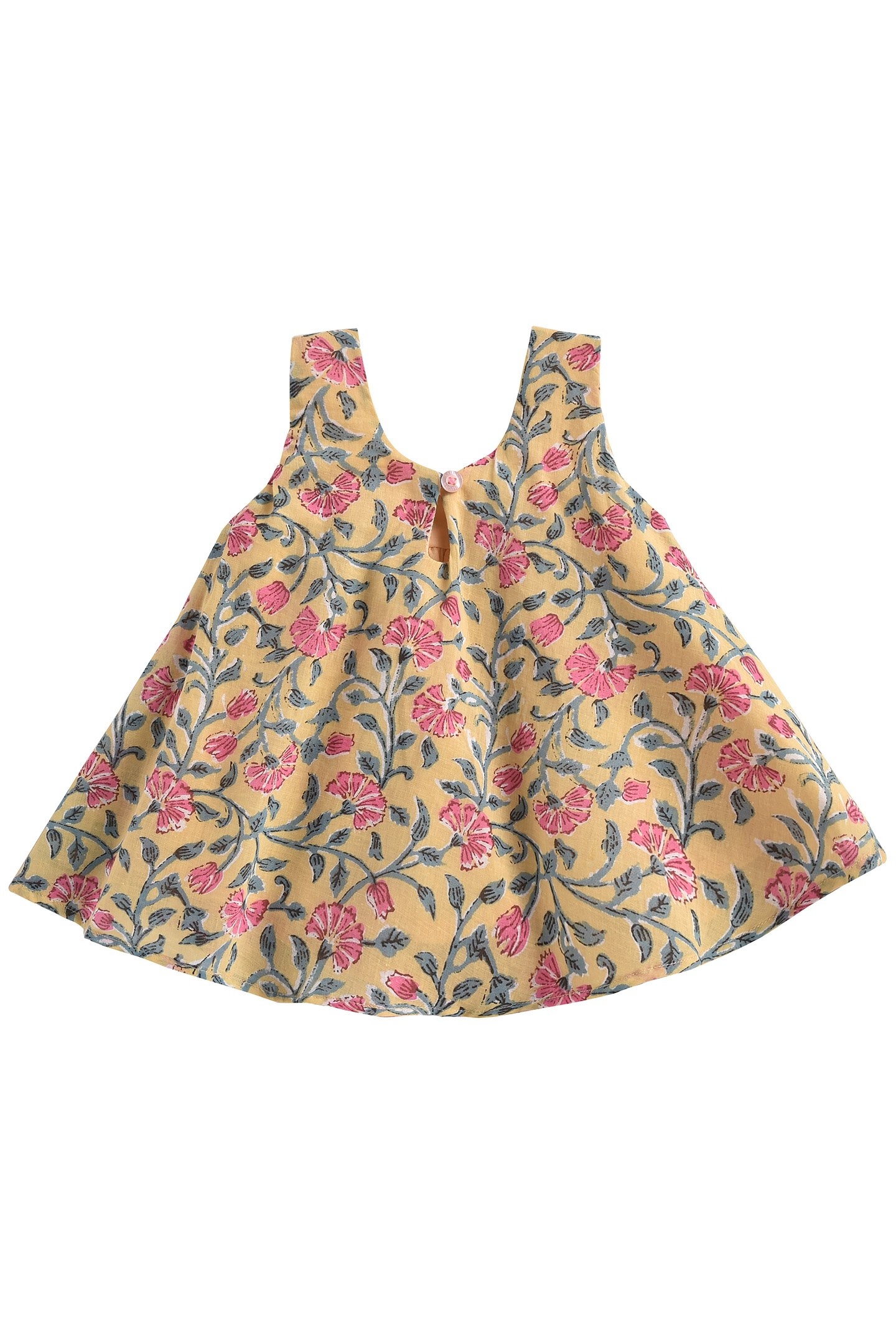 DRESS CALKINI LEMON FLOWERS 2