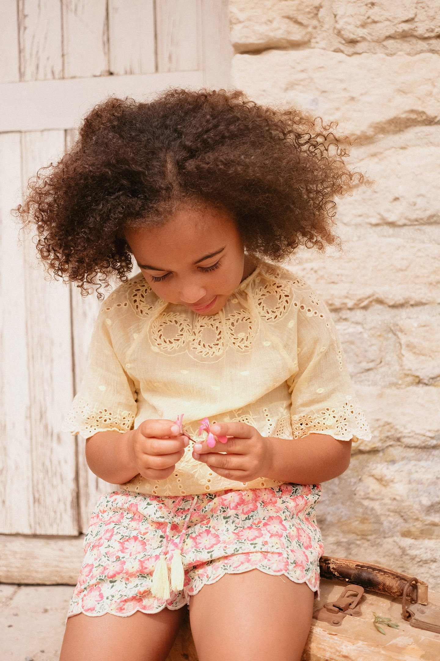 BLOUSE LINA SOFT HONEY PLUMETIS 1